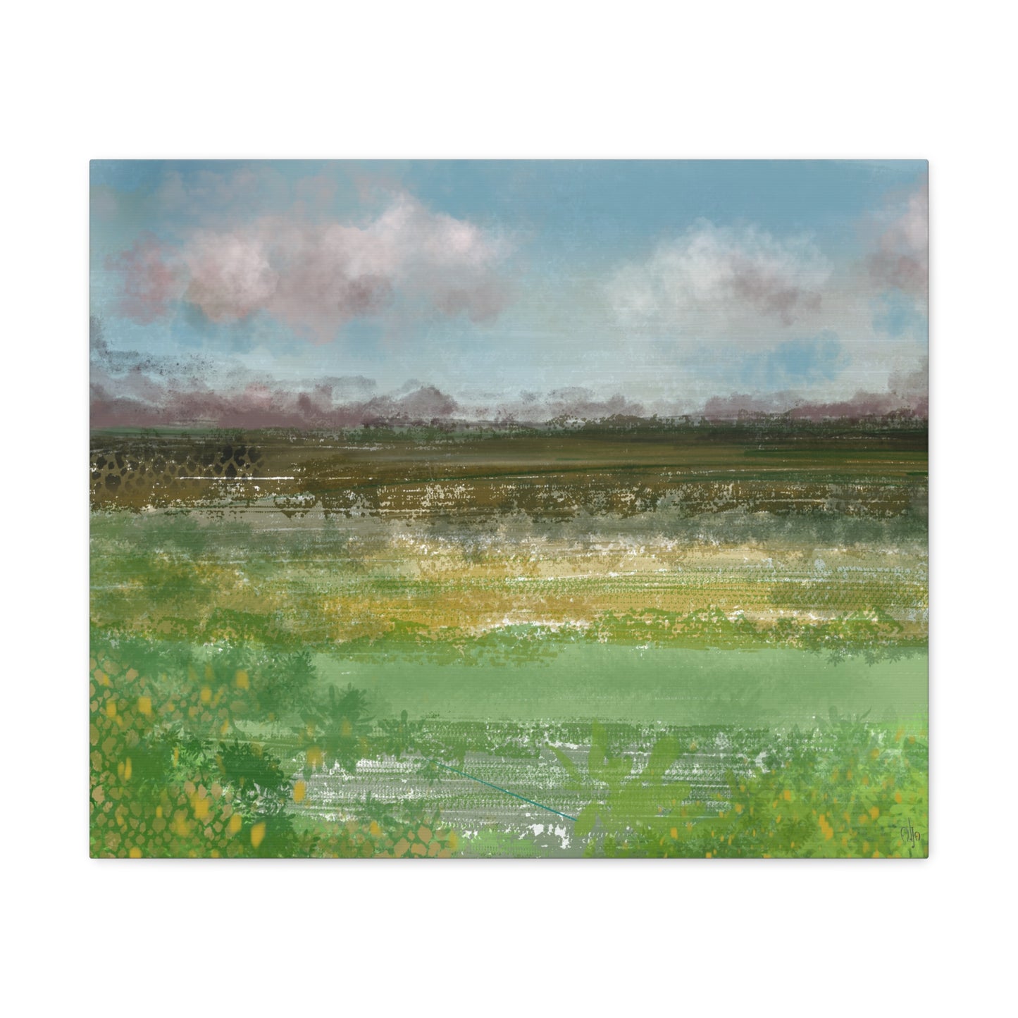 Abstract Coastal 10 Canvas Print - Alja Design