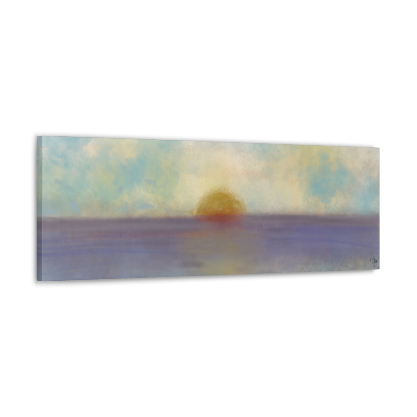 Abstract Coastal 5 Canvas Print - Alja Design