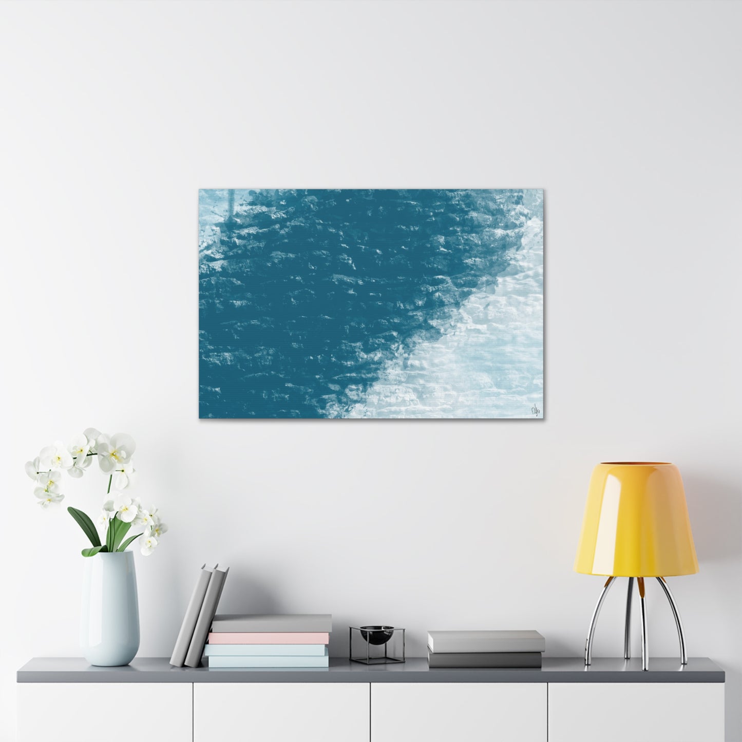 Abstract Coastal 2 Canvas Print - Alja Design