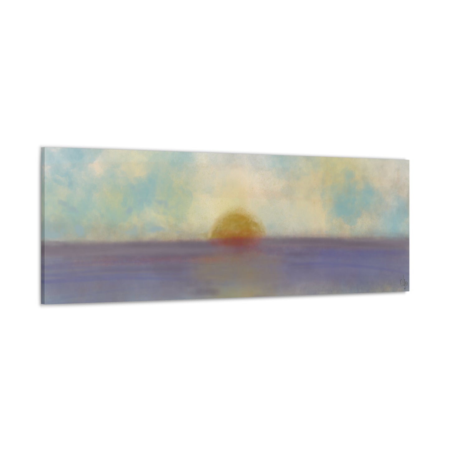 Abstract Coastal 5 Canvas Print - Alja Design