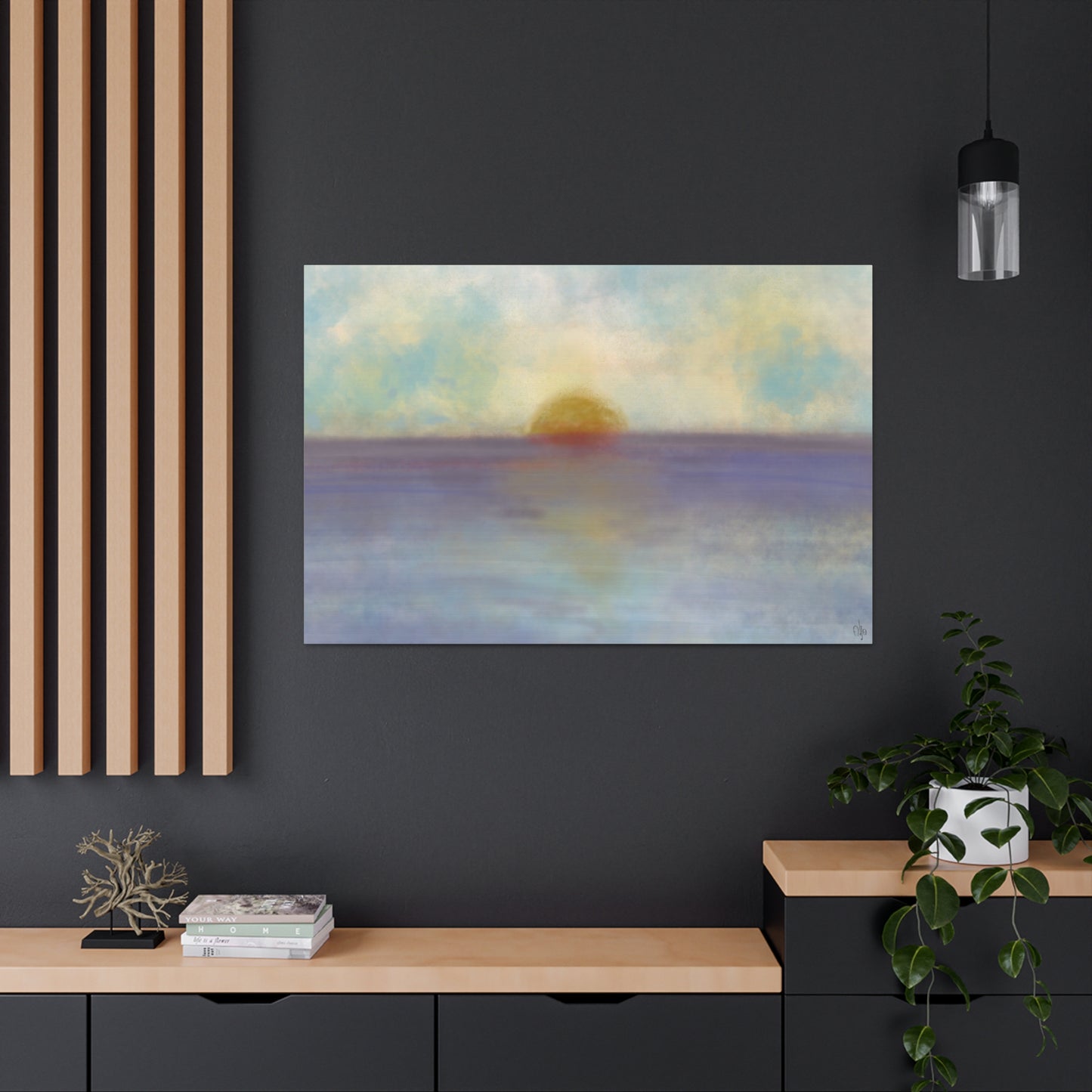 Abstract Coastal 5 Canvas Print - Alja Design