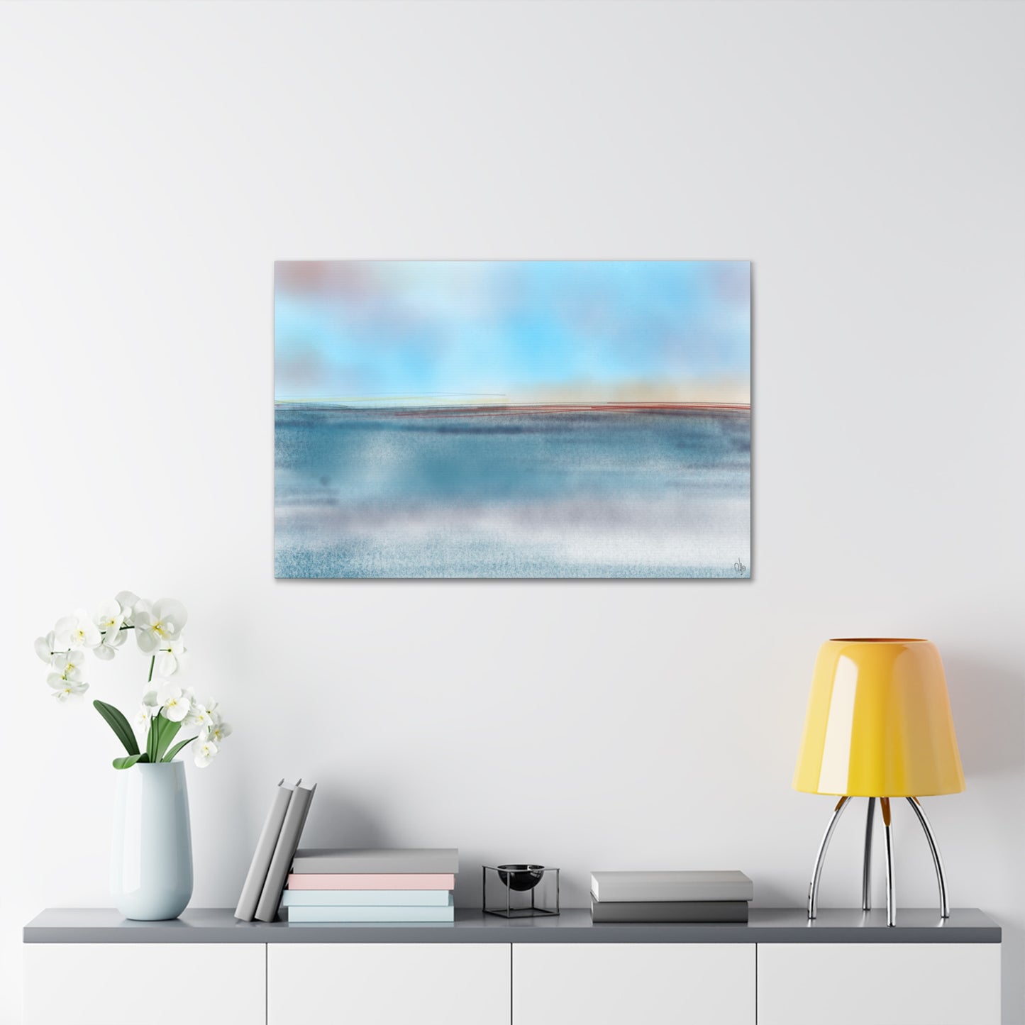Abstract Coastal 8 Canvas Print - Alja Design