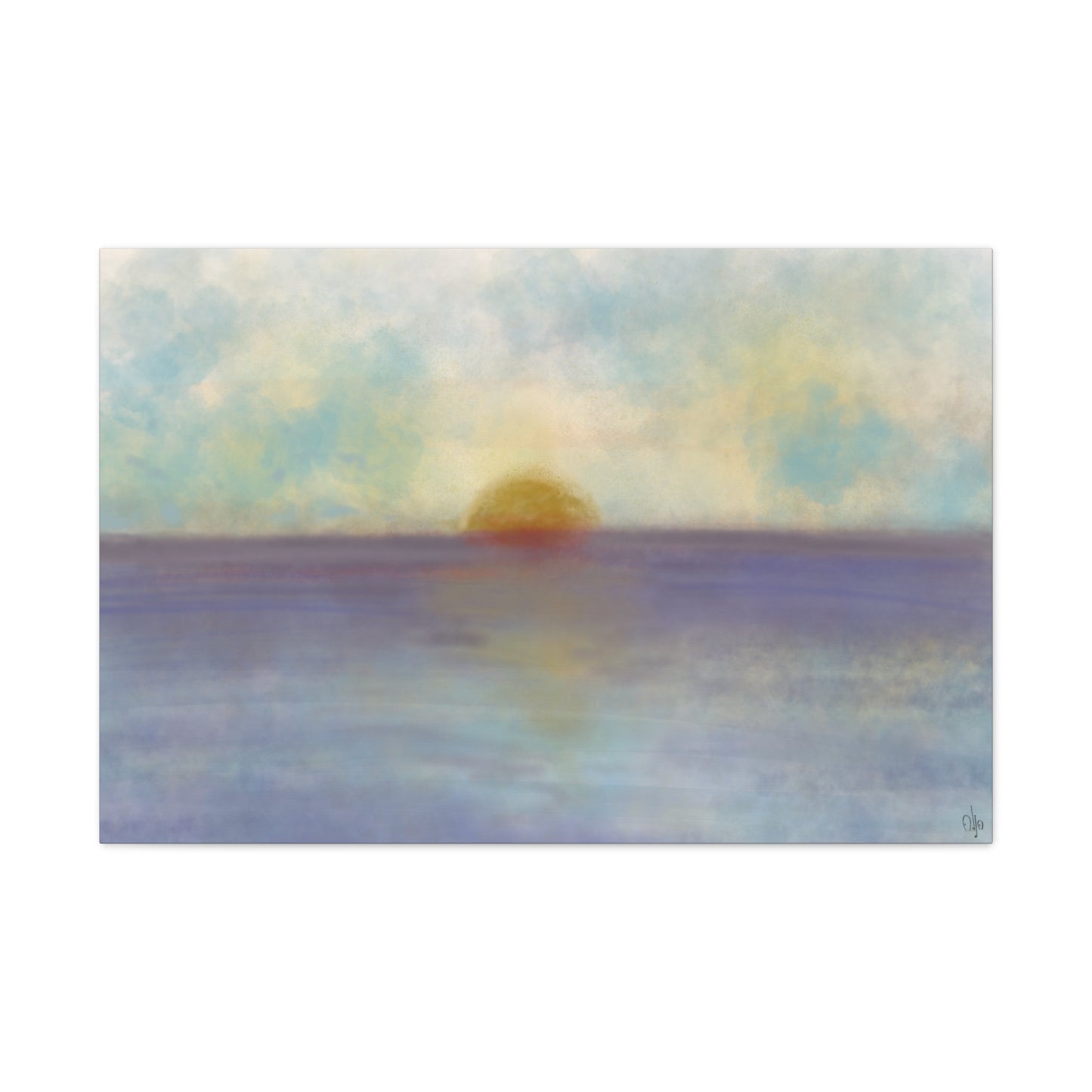 Abstract Coastal 5 Canvas Print - Alja Design