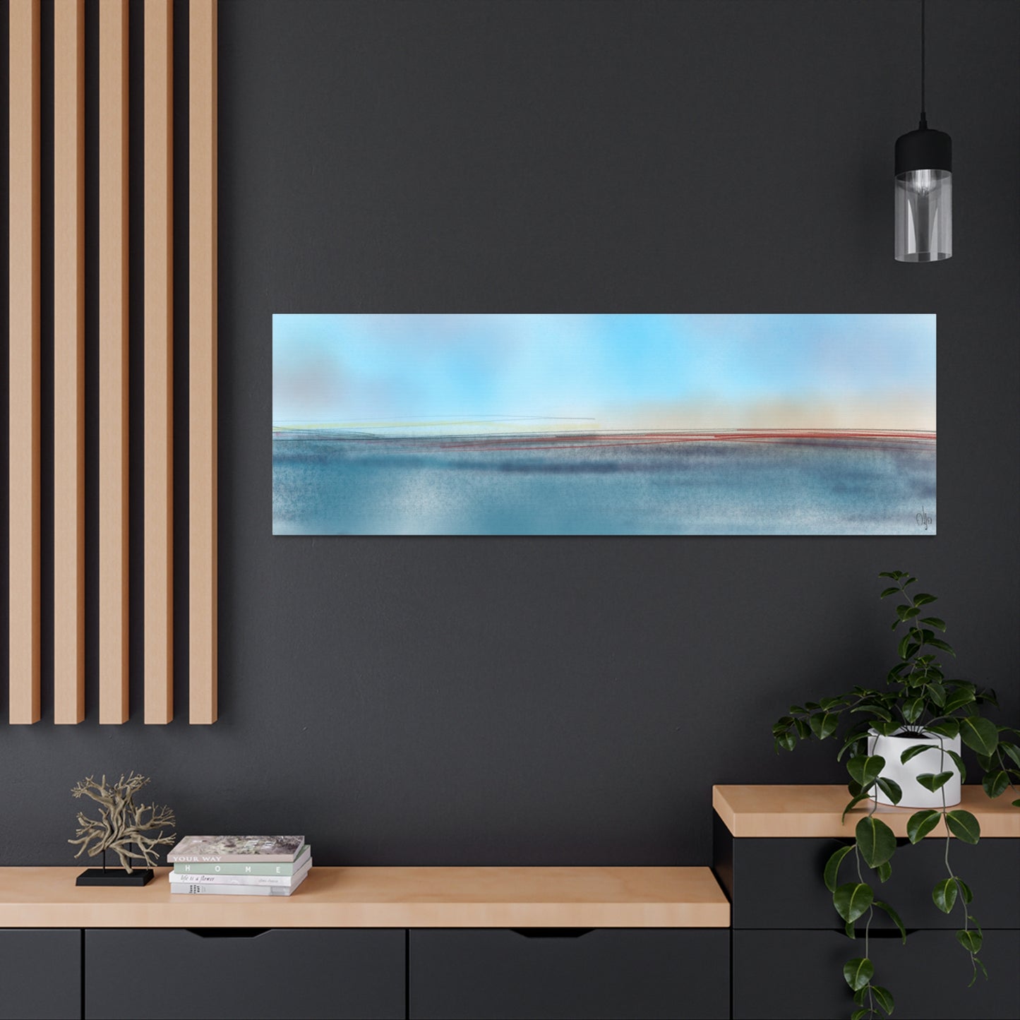 Abstract Coastal 8 Canvas Print - Alja Design