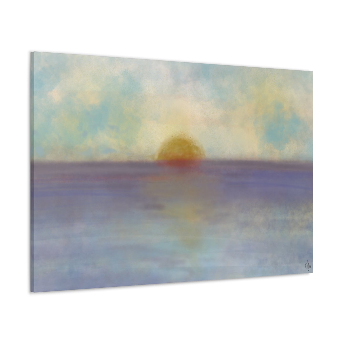 Abstract Coastal 5 Canvas Print - Alja Design