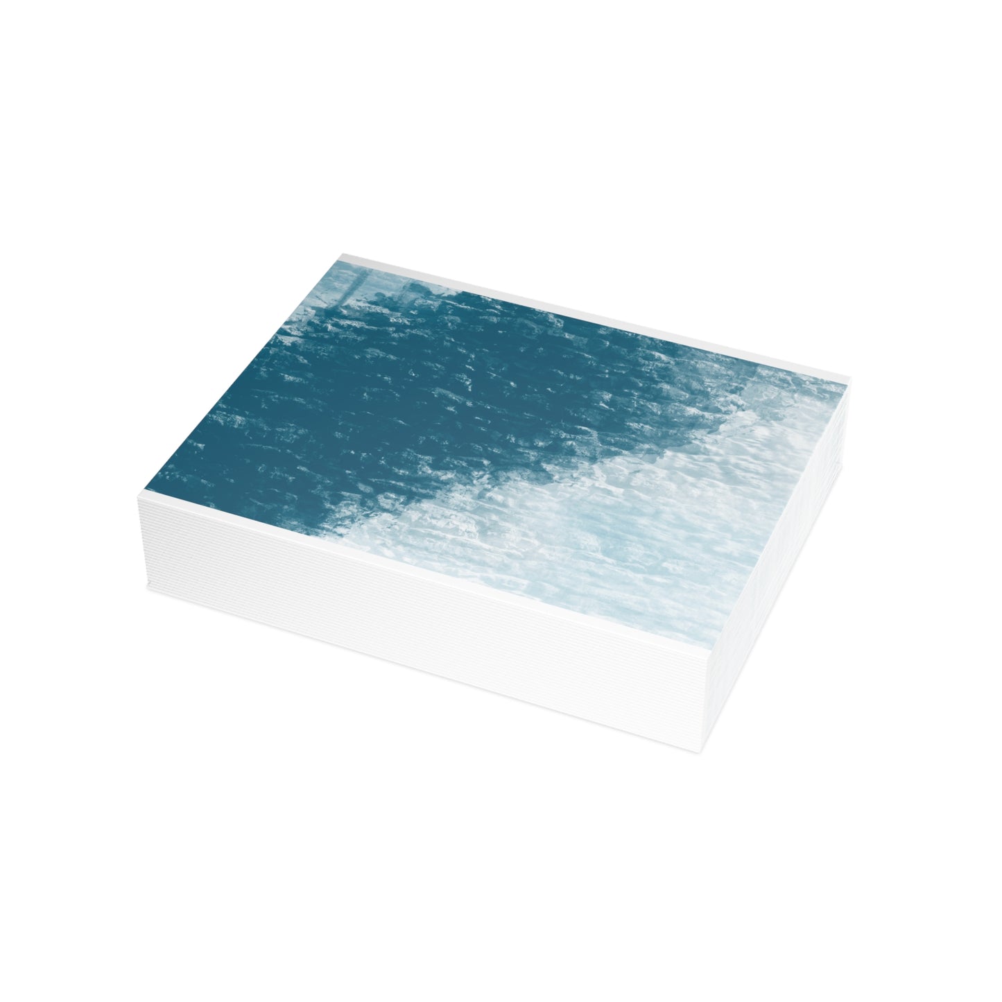 Abstract Coastal 2 Folded Greeting Card - Alja Design