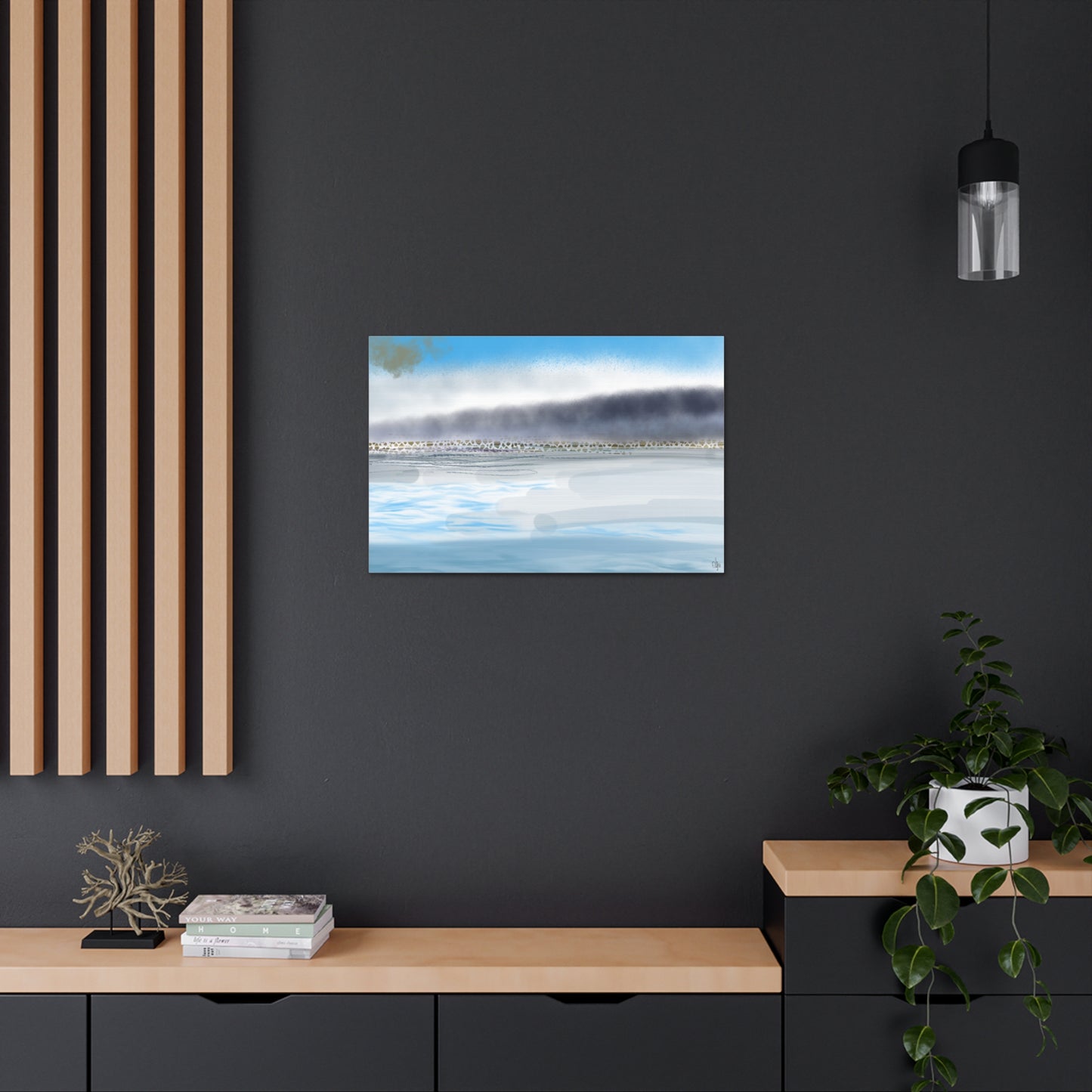 Abstract Coastal 1 Canvas Print - Alja Design