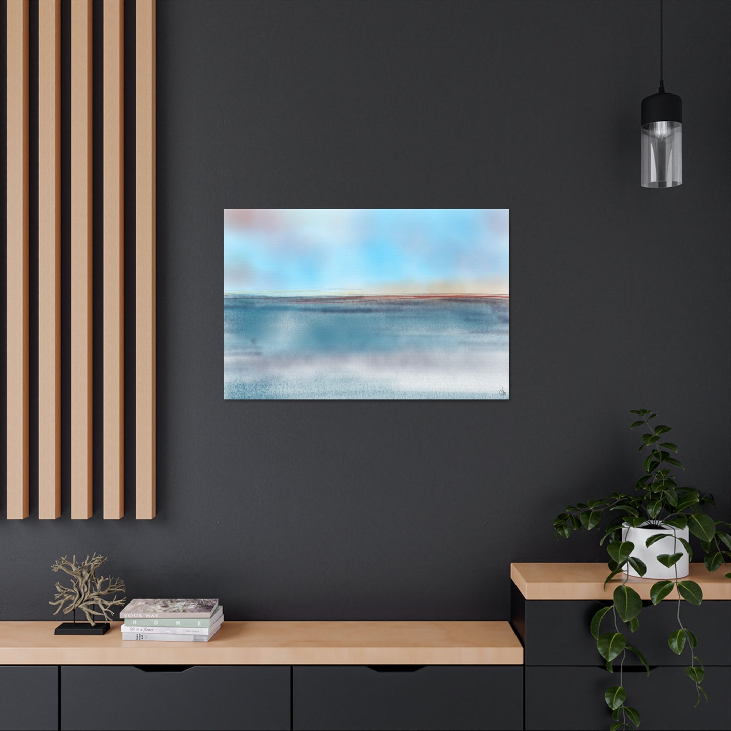 Abstract Coastal 8 Canvas Print - Alja Design