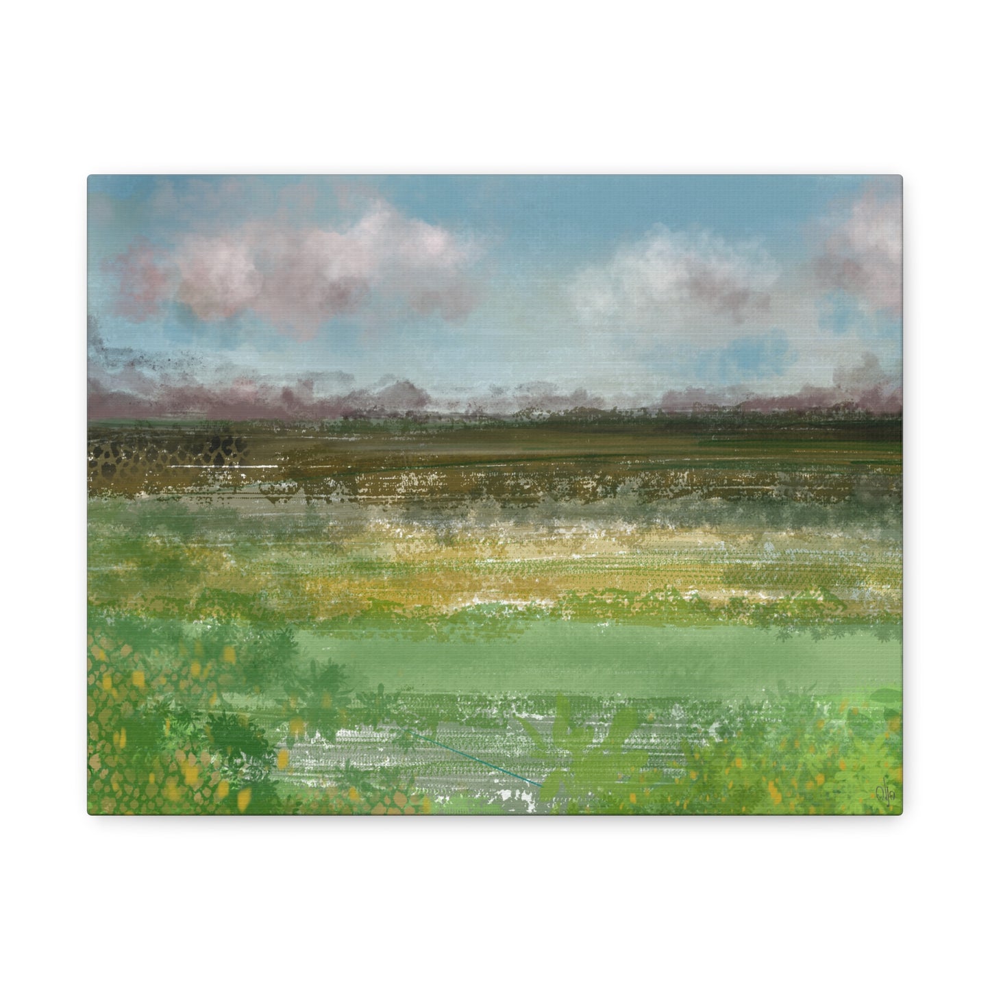 Abstract Coastal 10 Canvas Print - Alja Design