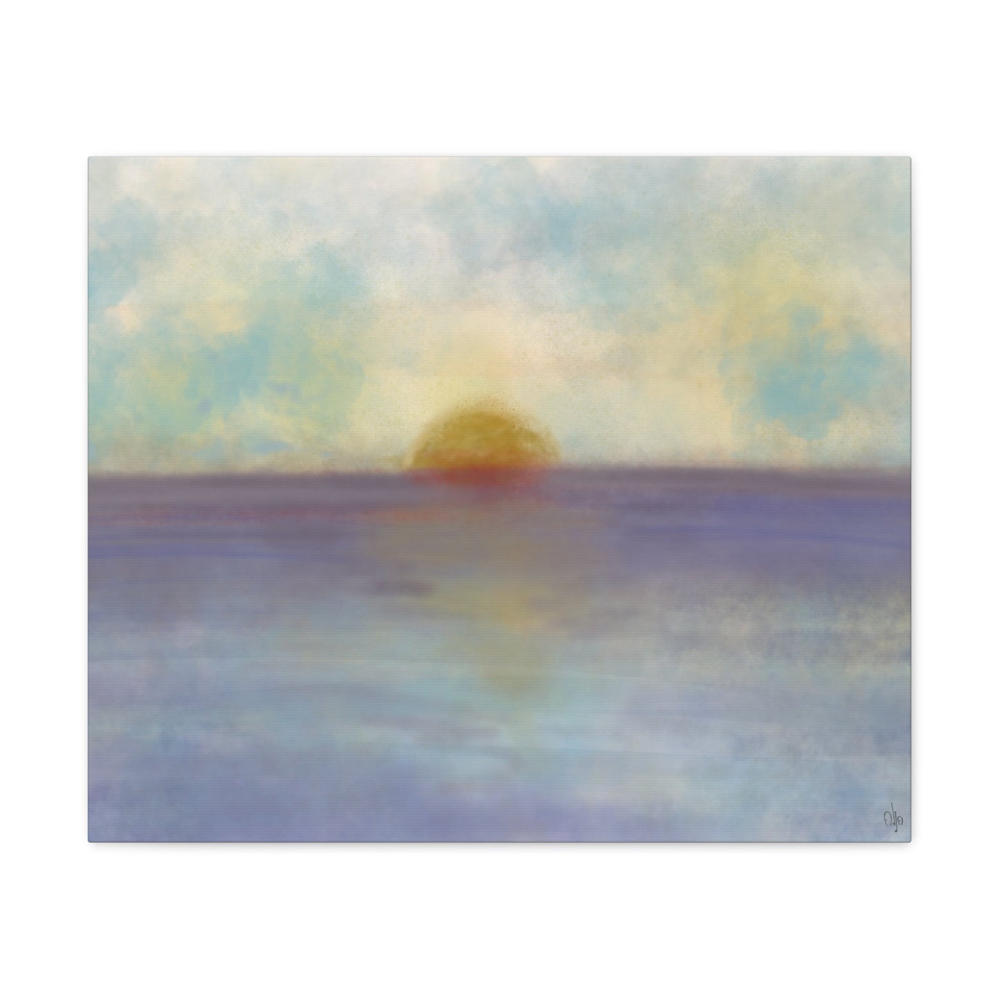 Abstract Coastal 5 Canvas Print - Alja Design