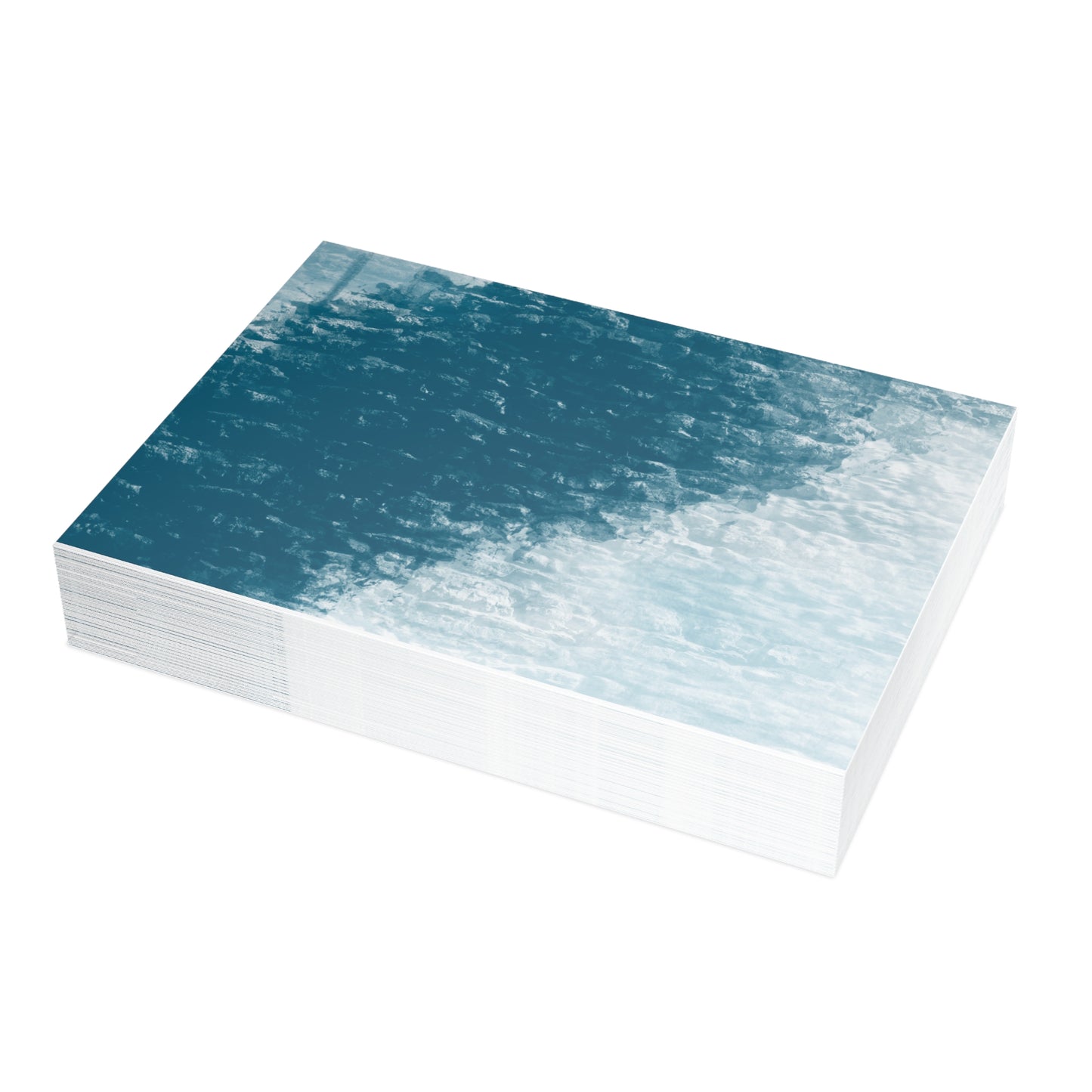 Abstract Coastal 2 Folded Greeting Card - Alja Design