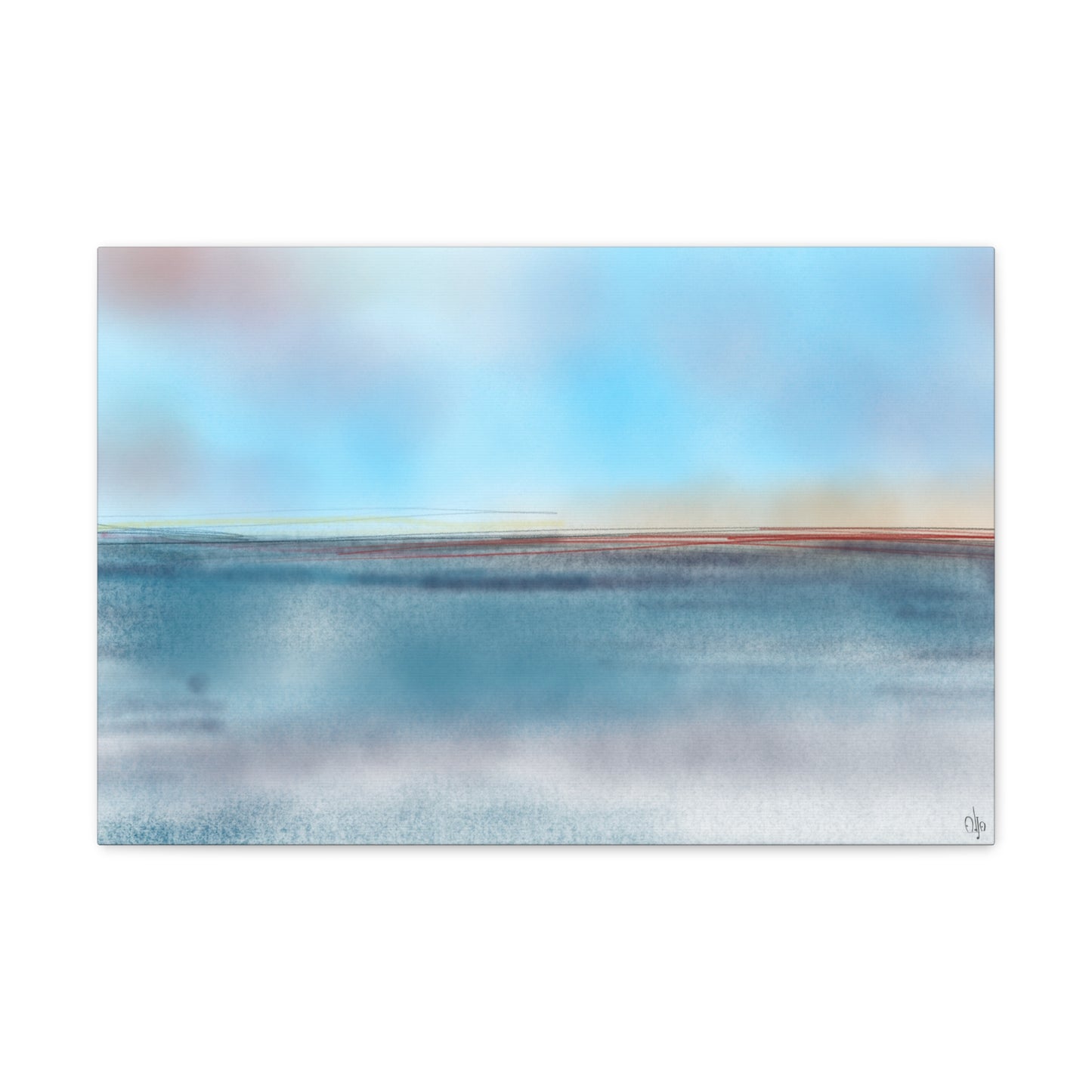 Abstract Coastal 8 Canvas Print - Alja Design