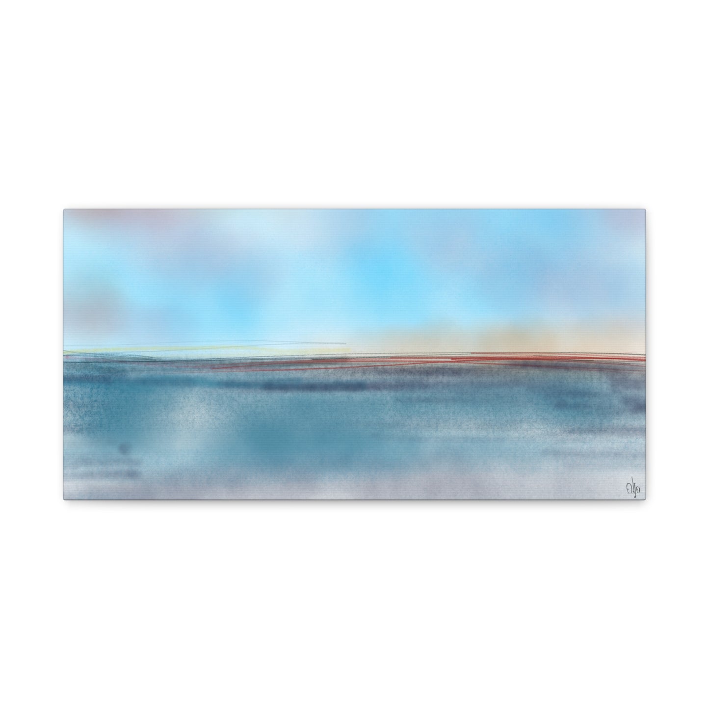 Abstract Coastal 8 Canvas Print - Alja Design