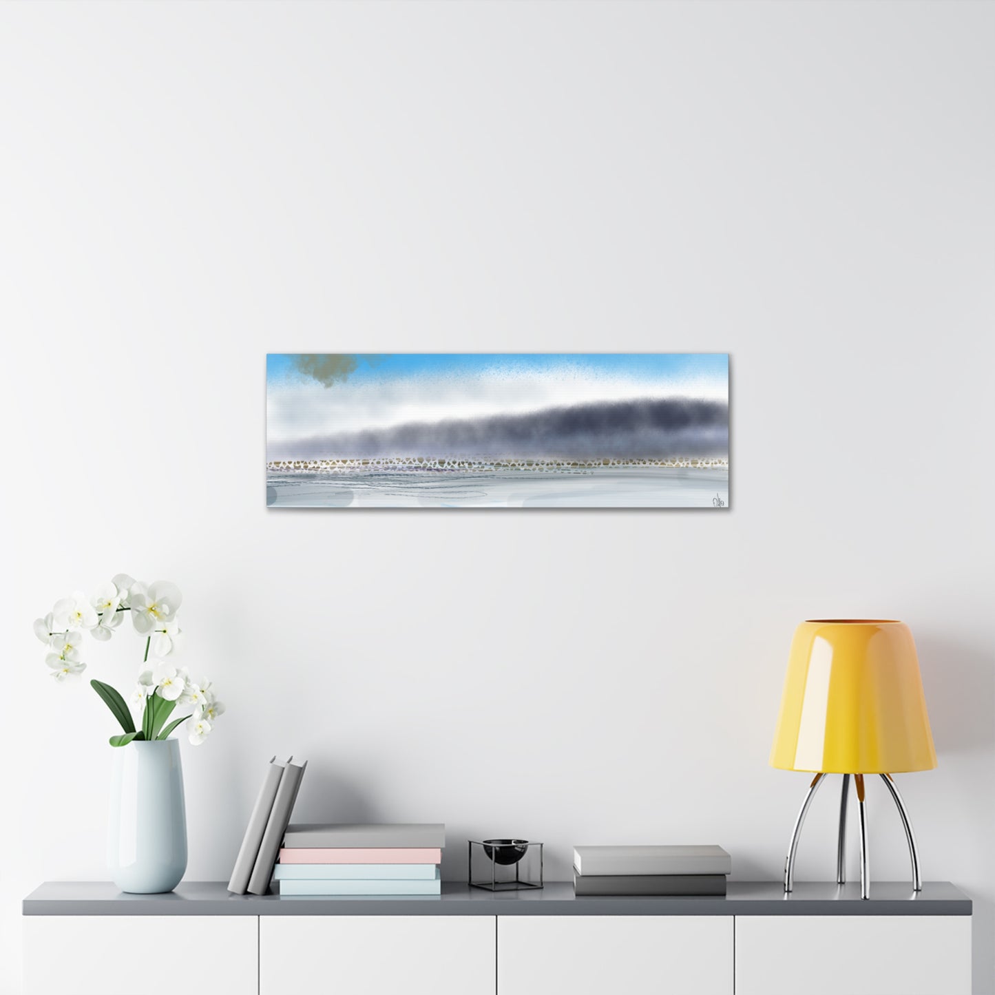 Abstract Coastal 1 Canvas Print - Alja Design
