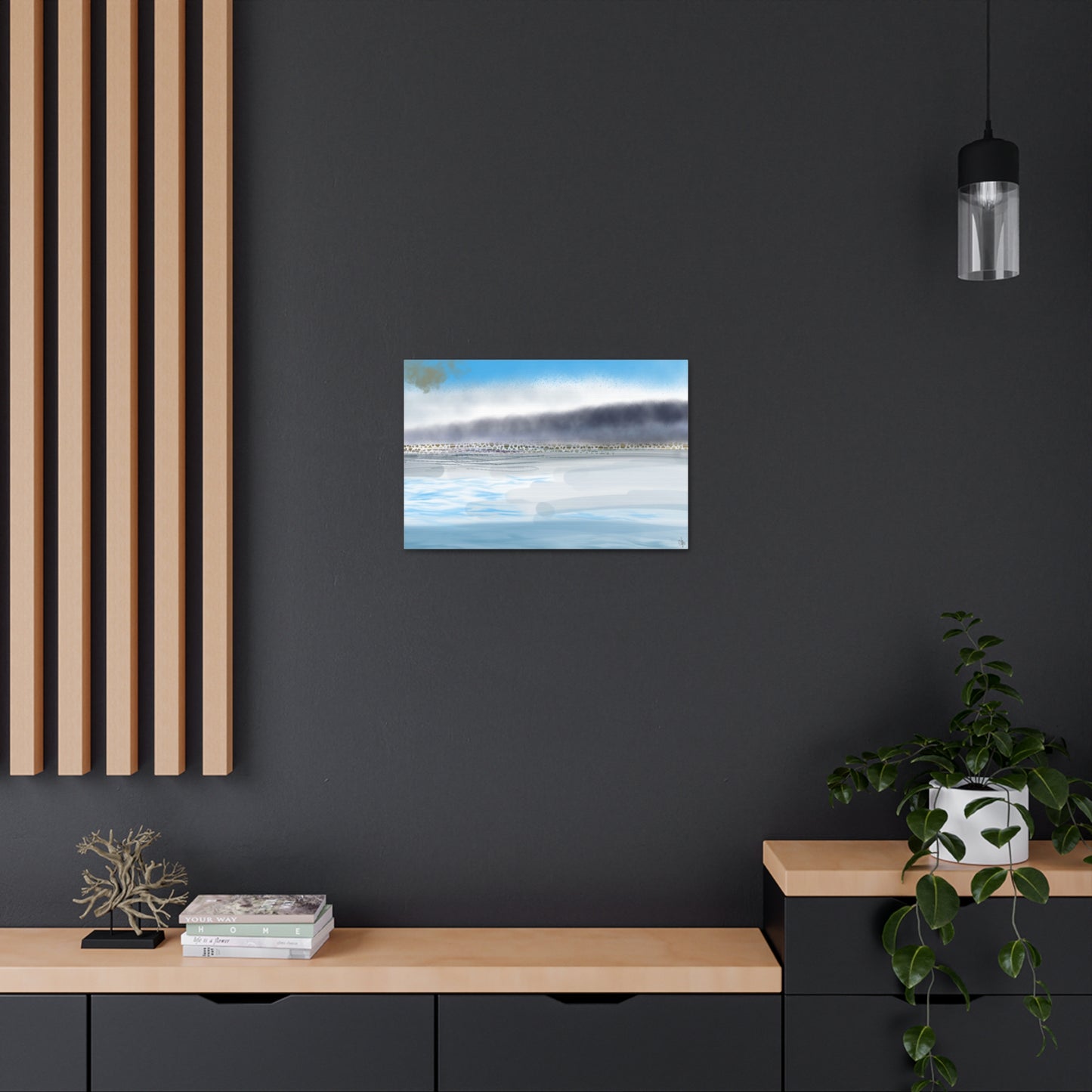 Abstract Coastal 1 Canvas Print - Alja Design