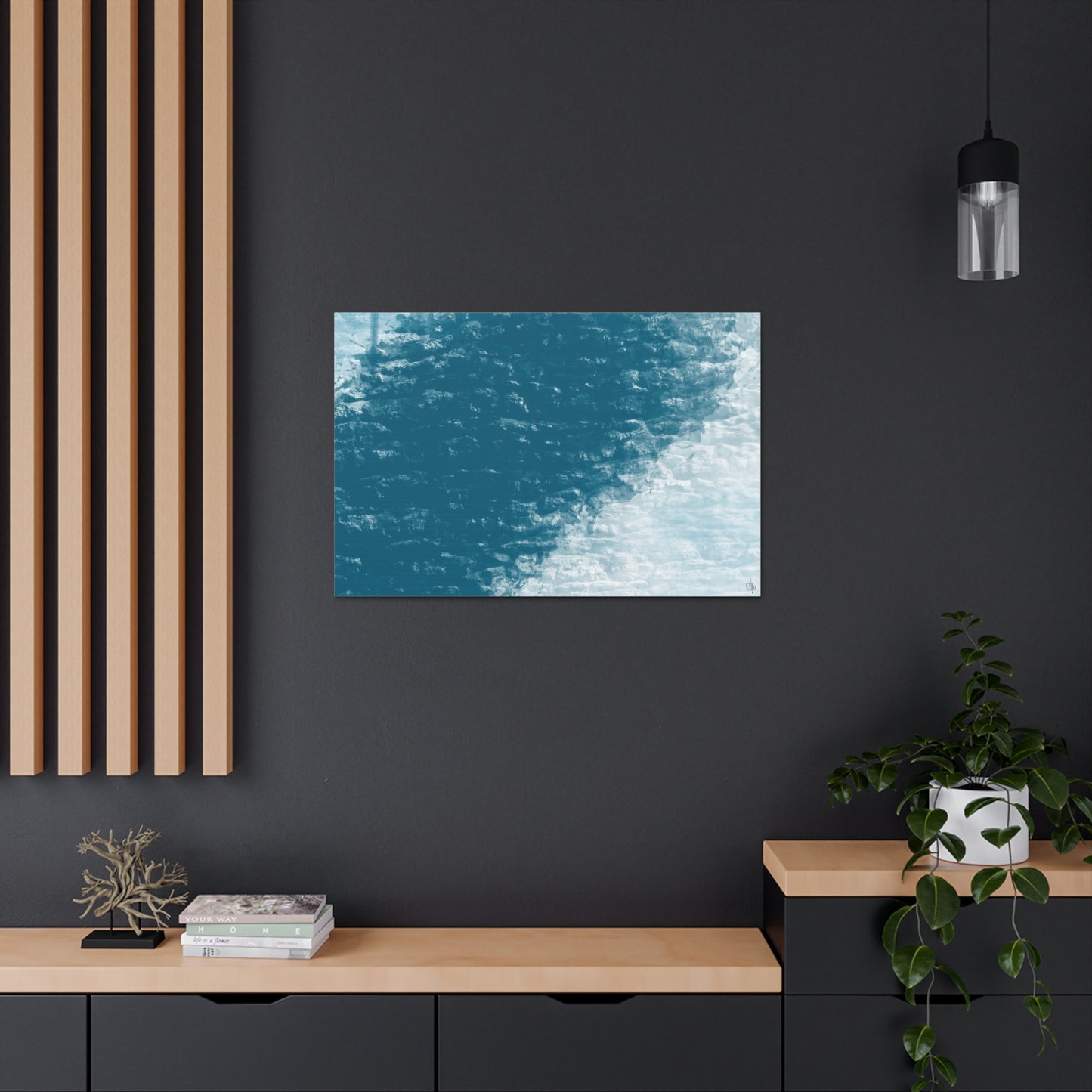 Abstract Coastal 2 Canvas Print - Alja Design