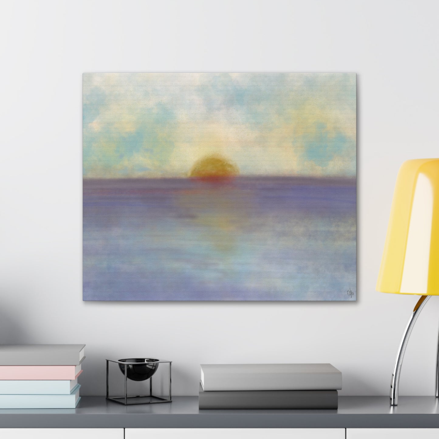 Abstract Coastal 5 Canvas Print - Alja Design