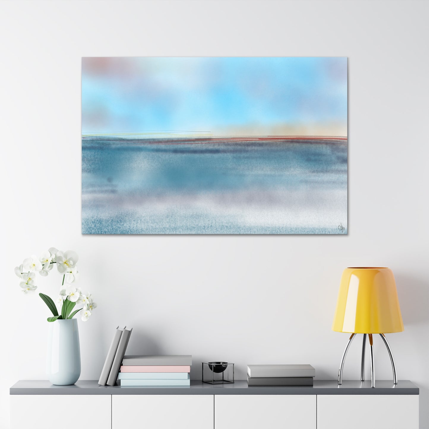 Abstract Coastal 8 Canvas Print - Alja Design