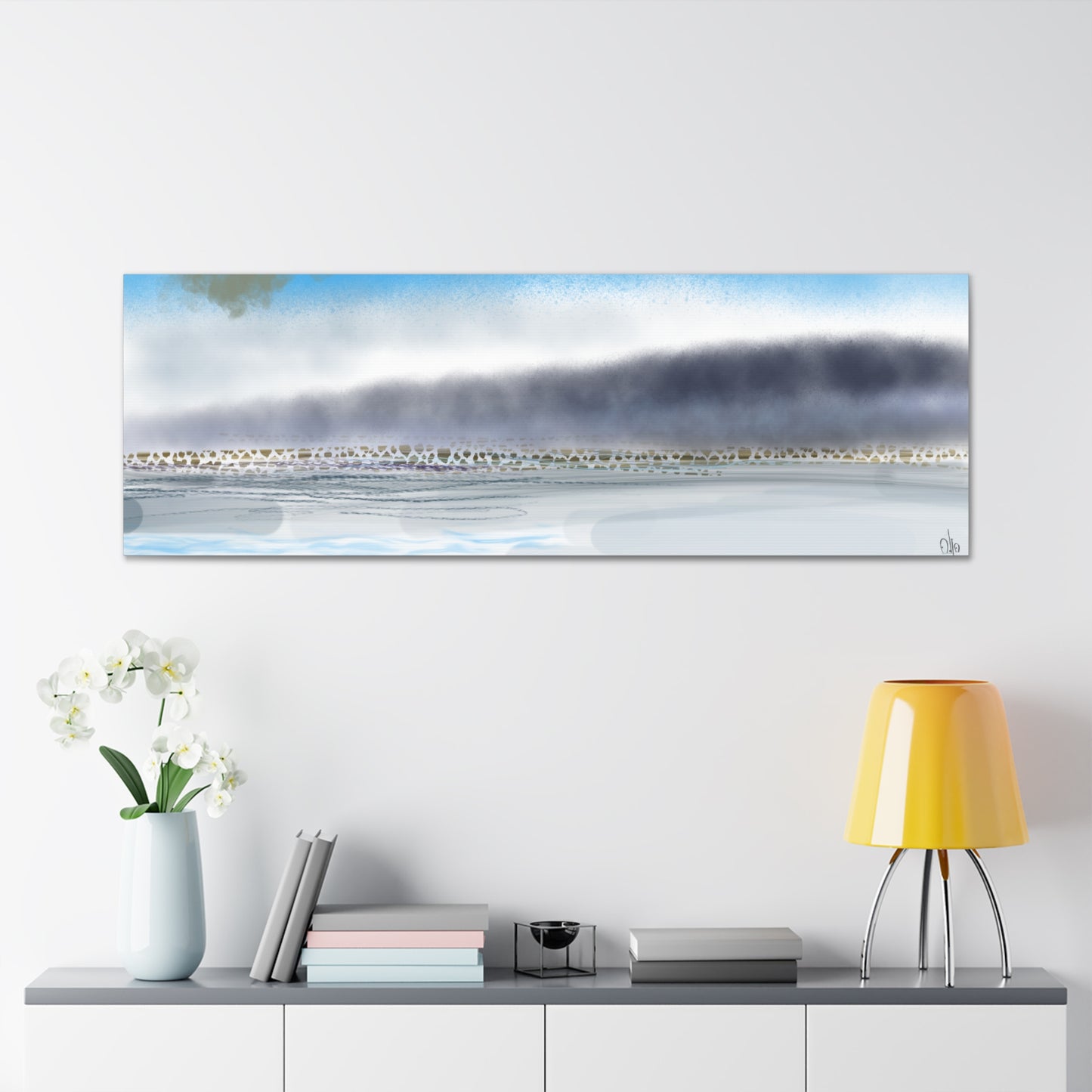 Abstract Coastal 1 Canvas Print - Alja Design