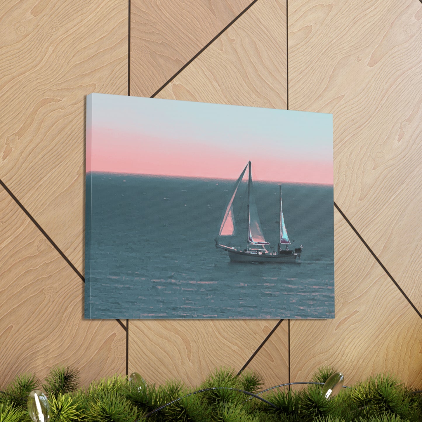 Way to Horizon Canvas Print