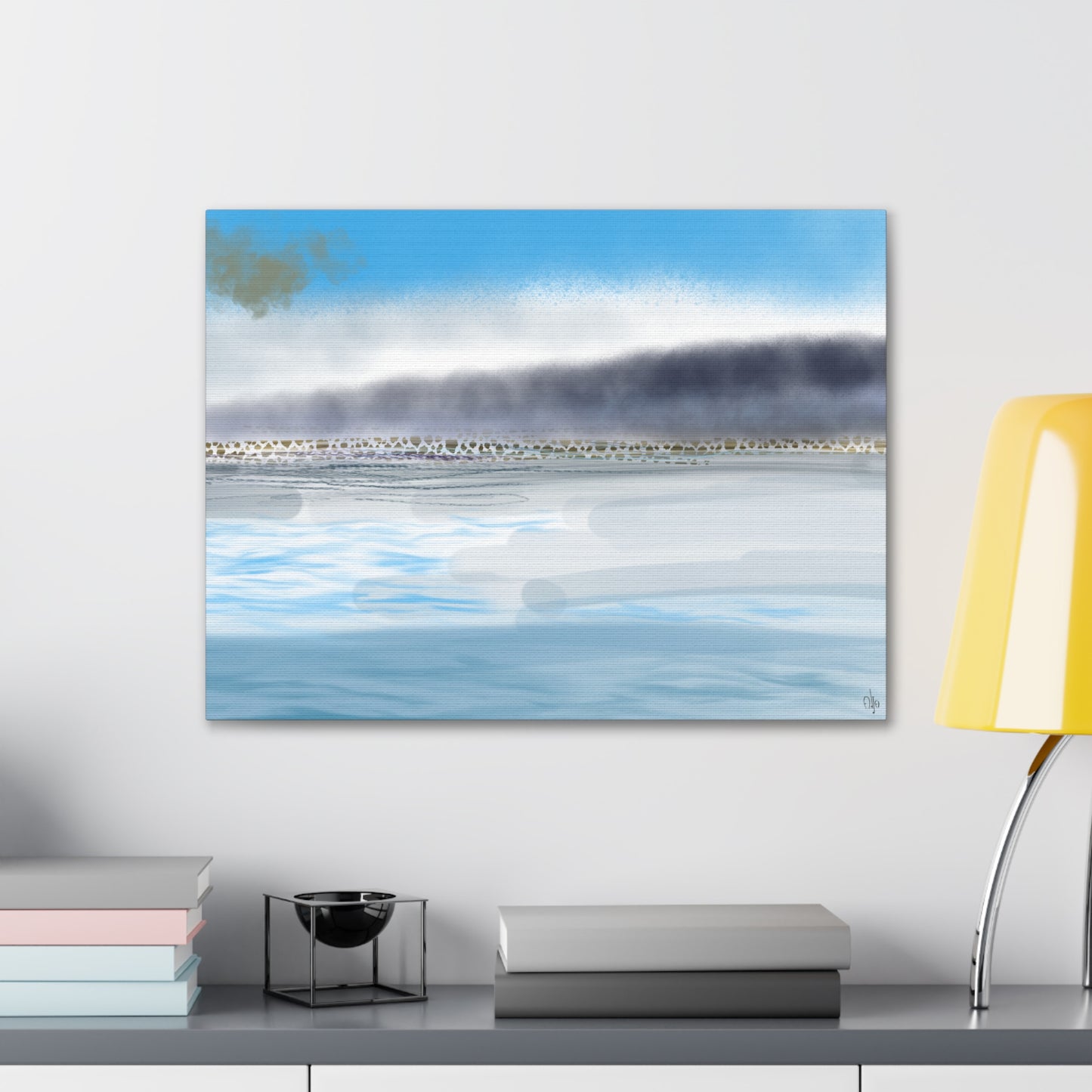 Abstract Coastal 1 Canvas Print - Alja Design