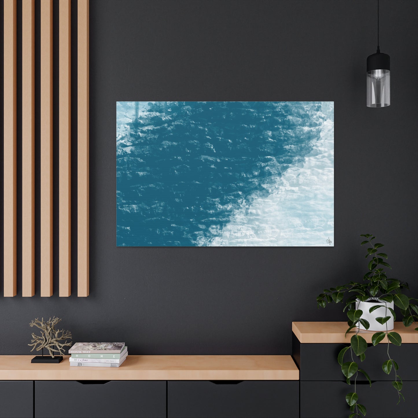 Abstract Coastal 2 Canvas Print - Alja Design