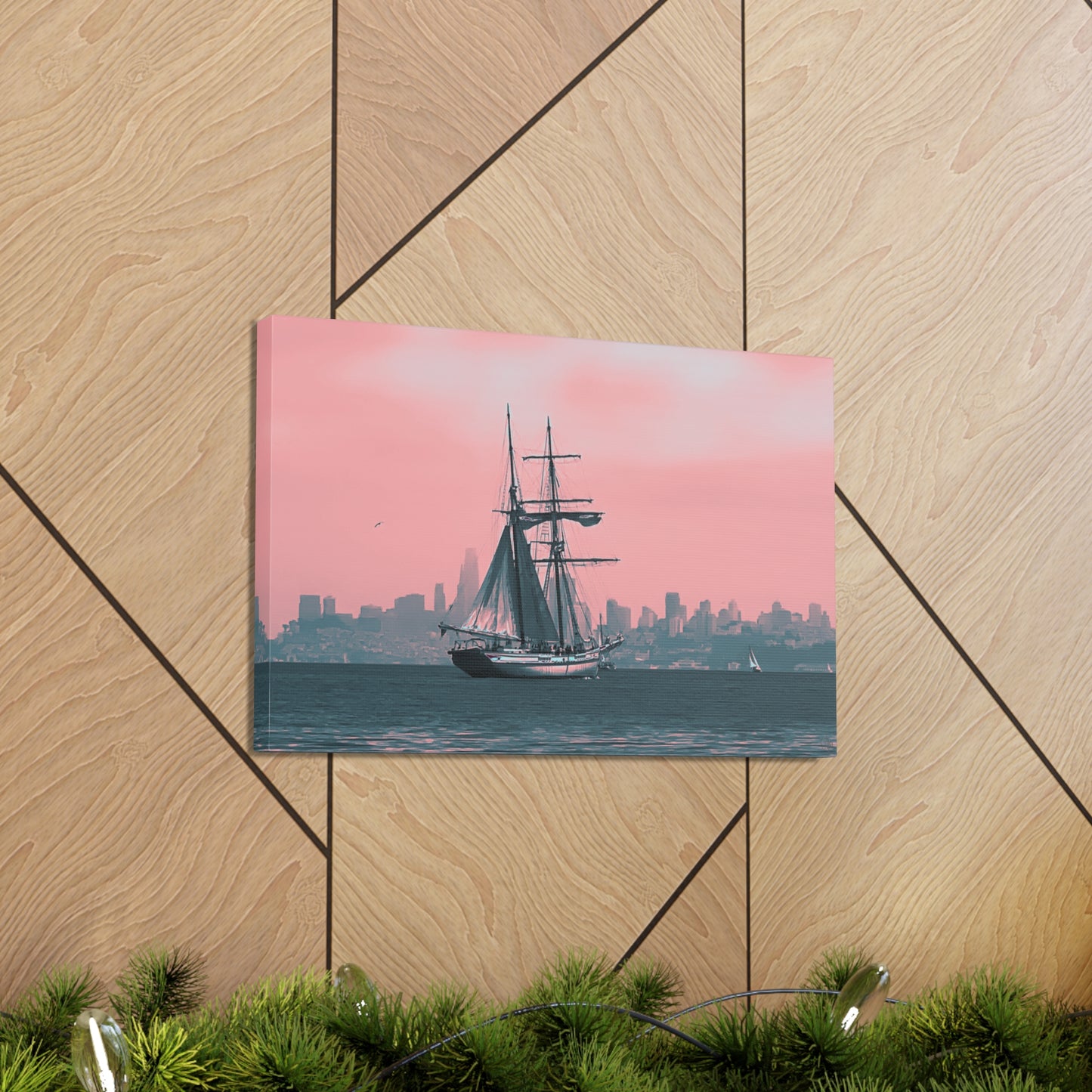 SF Bay Schooner Canvas Print