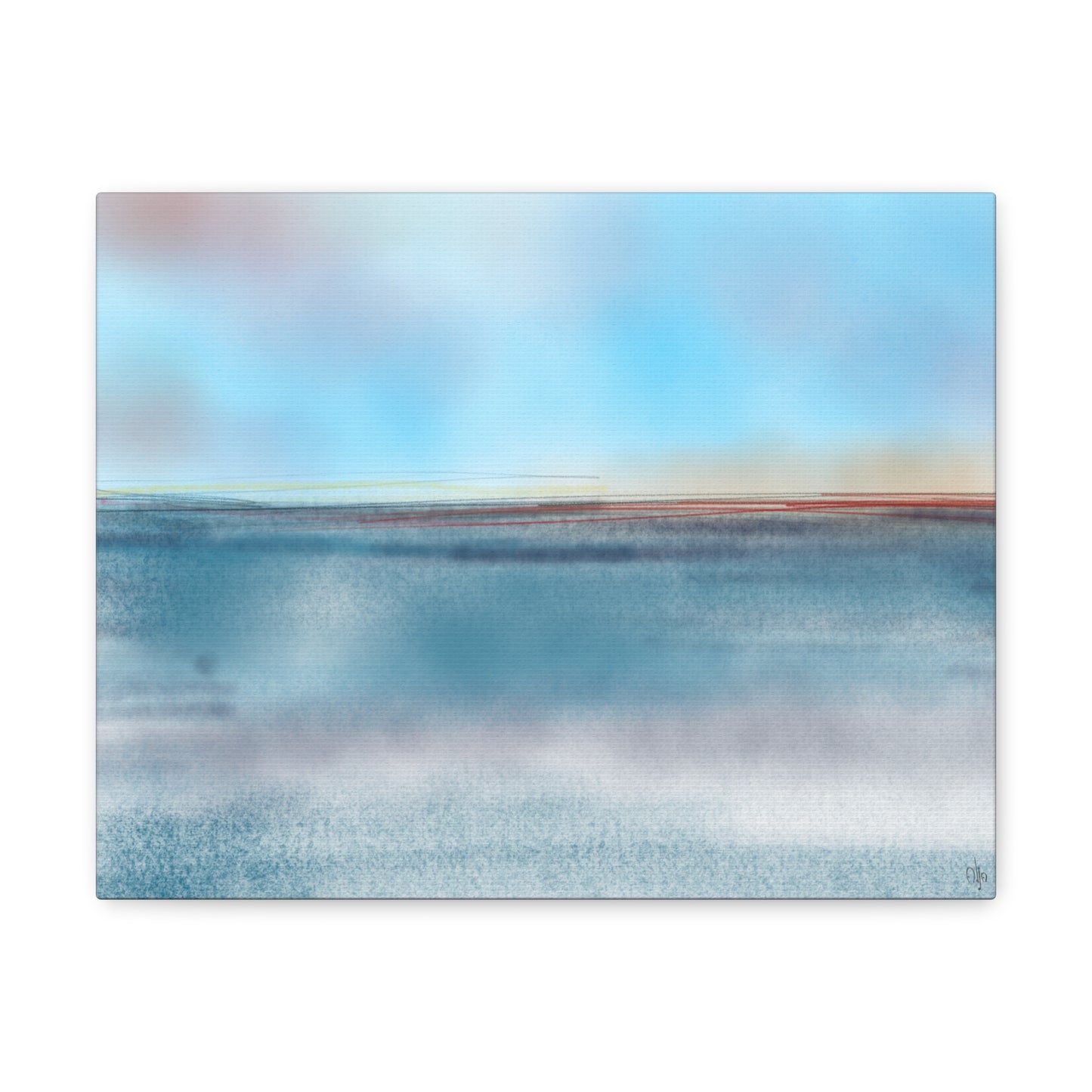 Abstract Coastal 8 Canvas Print - Alja Design