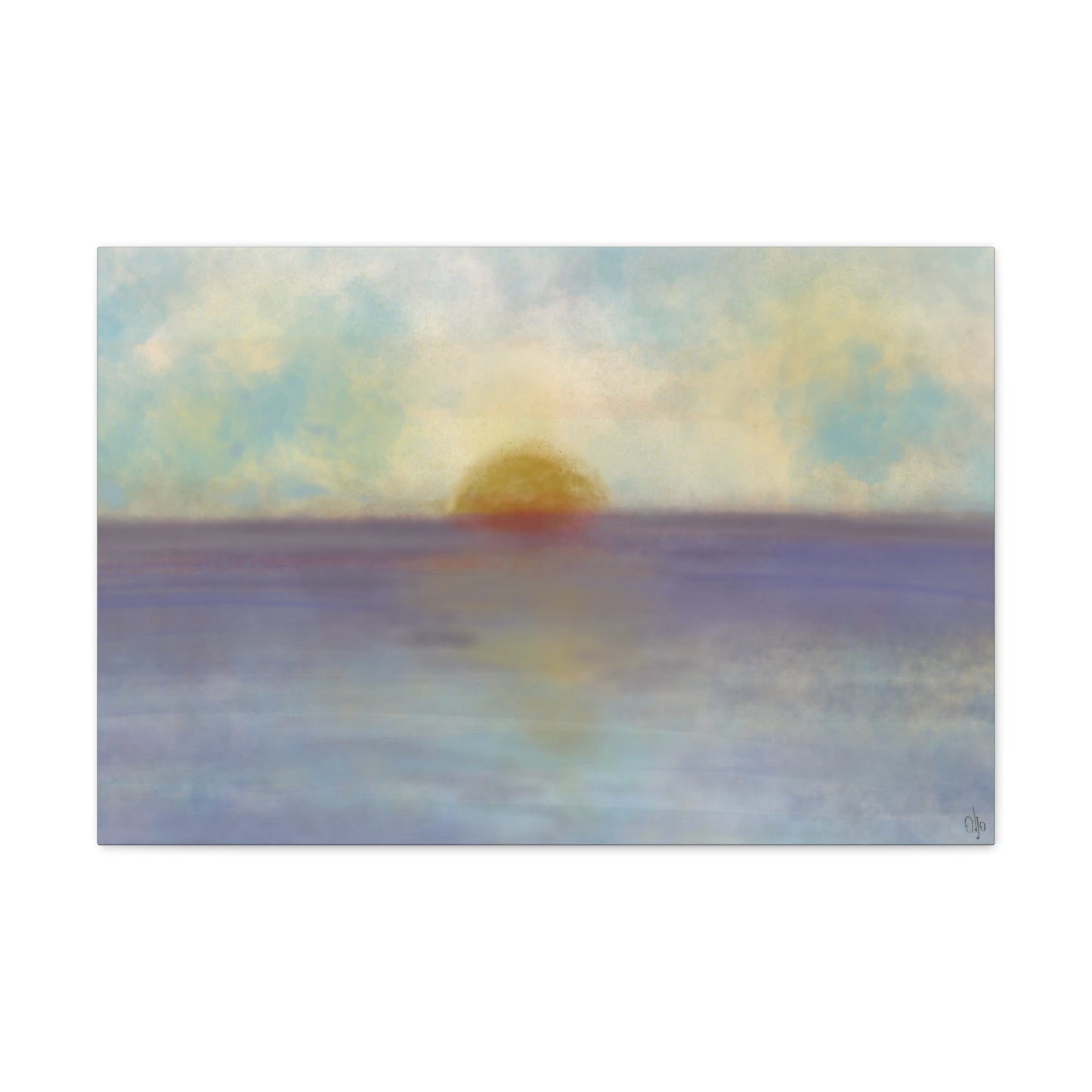 Abstract Coastal 5 Canvas Print - Alja Design