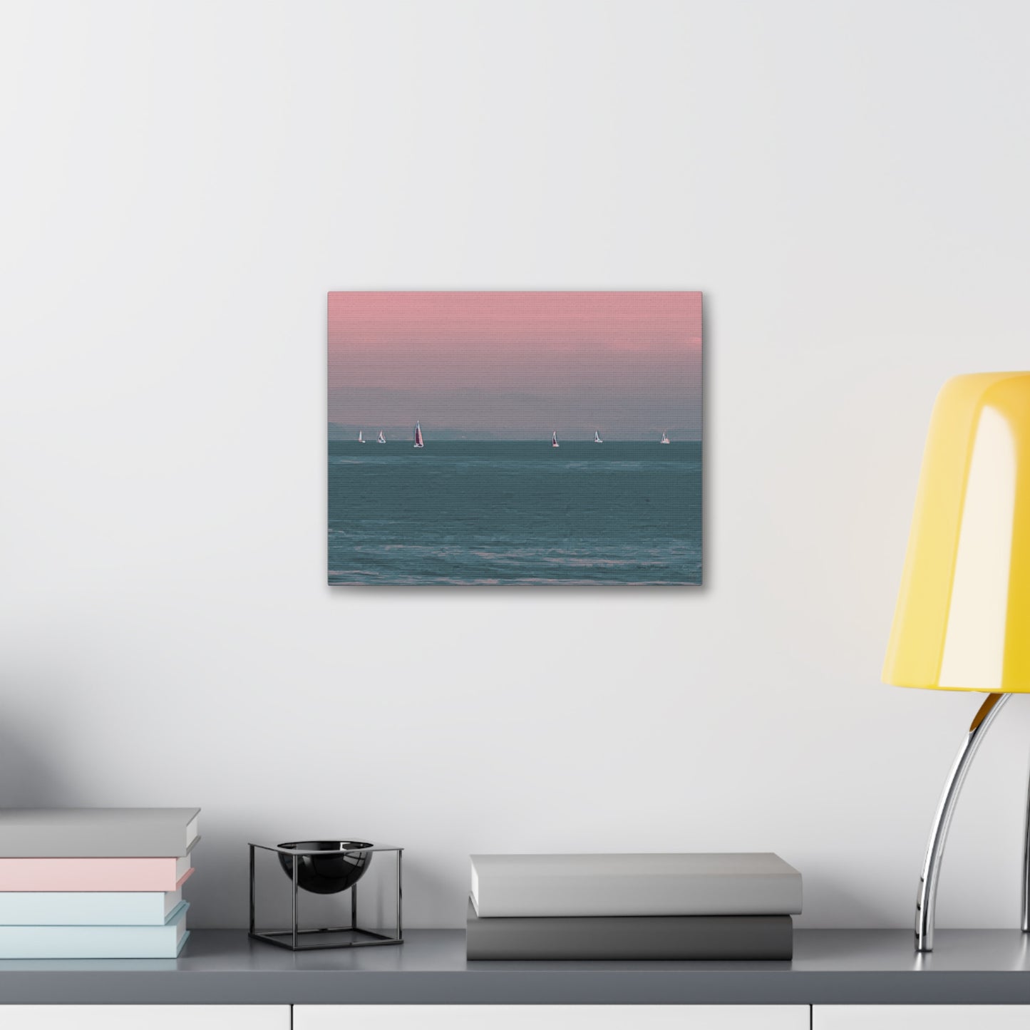 Six on the Water Canvas Print - Alja Design