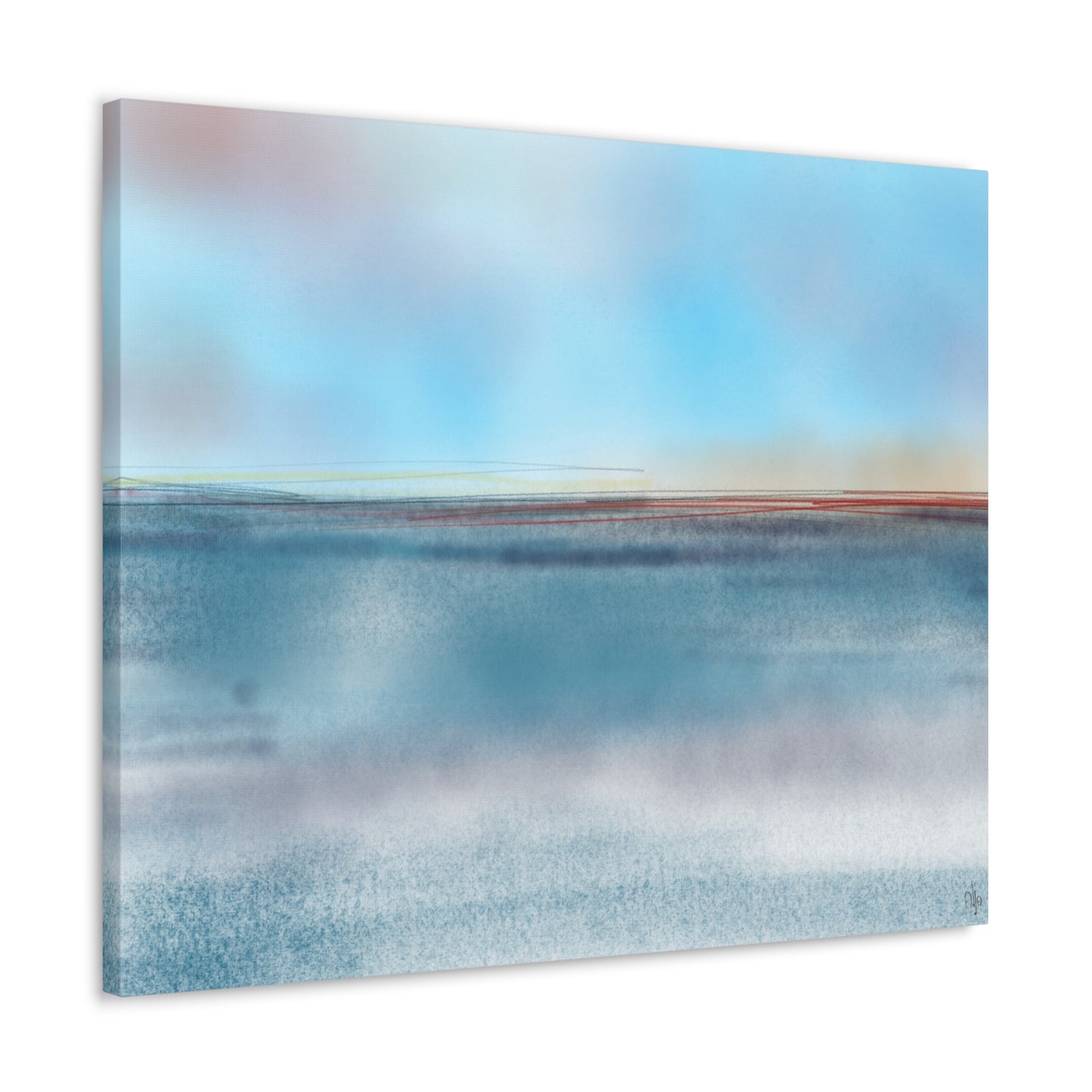Abstract Coastal 8 Canvas Print - Alja Design