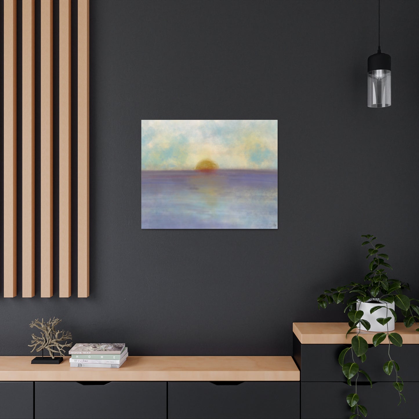 Abstract Coastal 5 Canvas Print - Alja Design