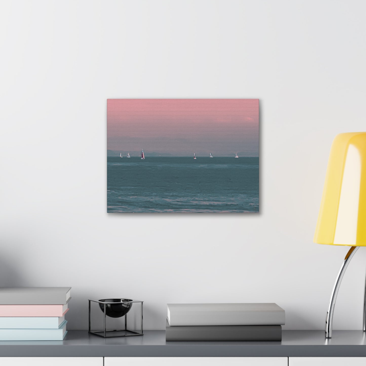 Six on the Water Canvas Print - Alja Design