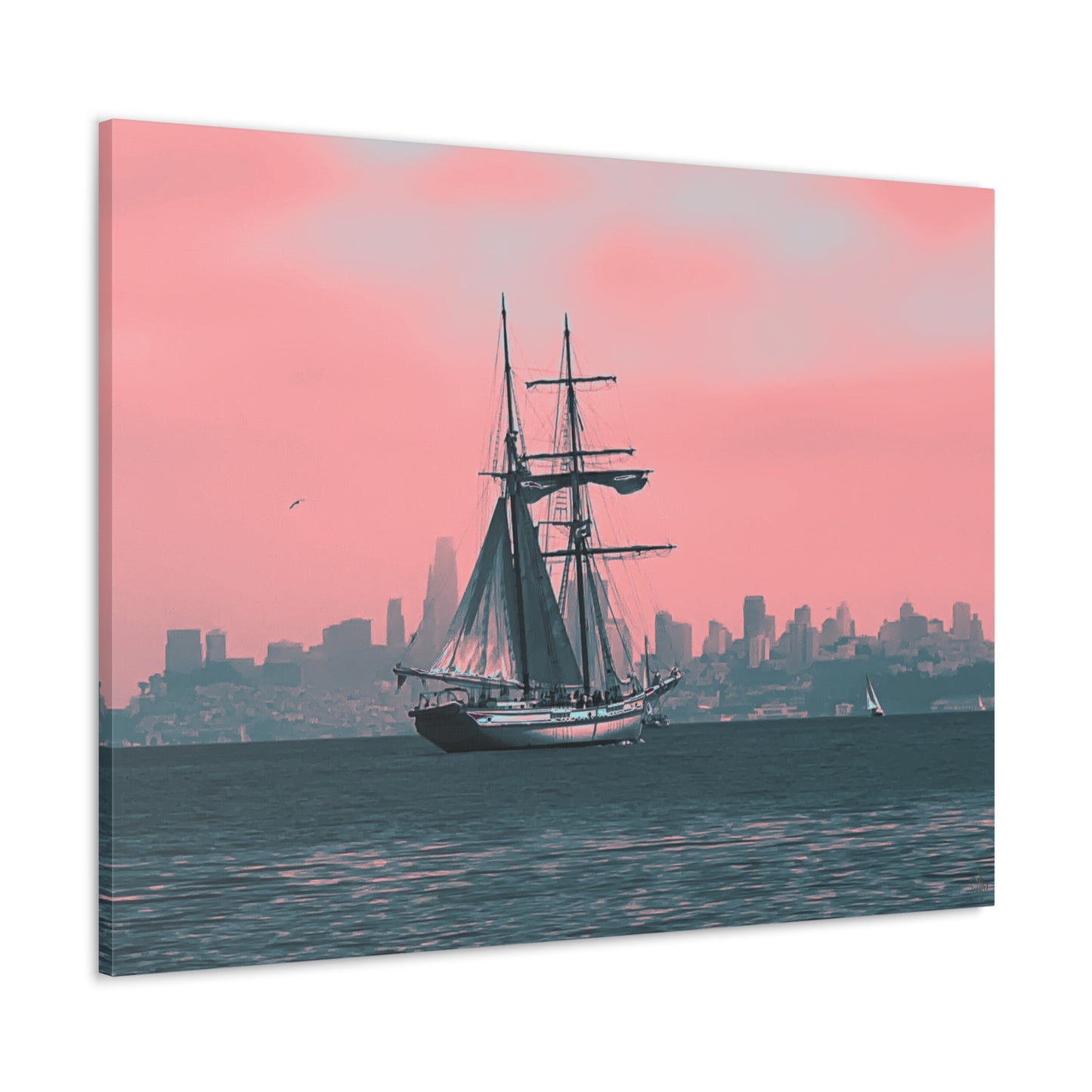 SF Bay Schooner Canvas Print