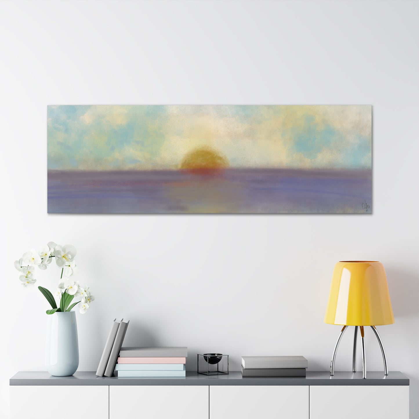 Abstract Coastal 5 Canvas Print - Alja Design