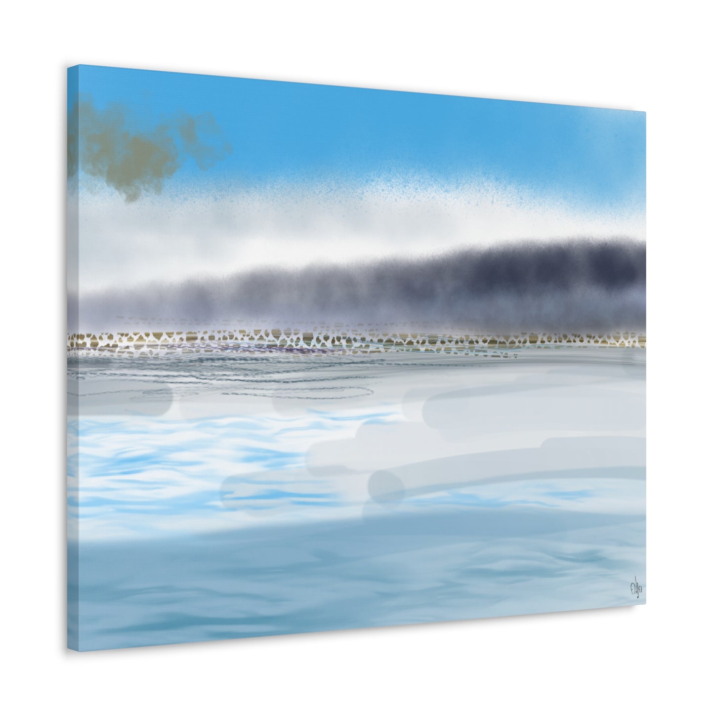 Abstract Coastal 1 Canvas Print - Alja Design