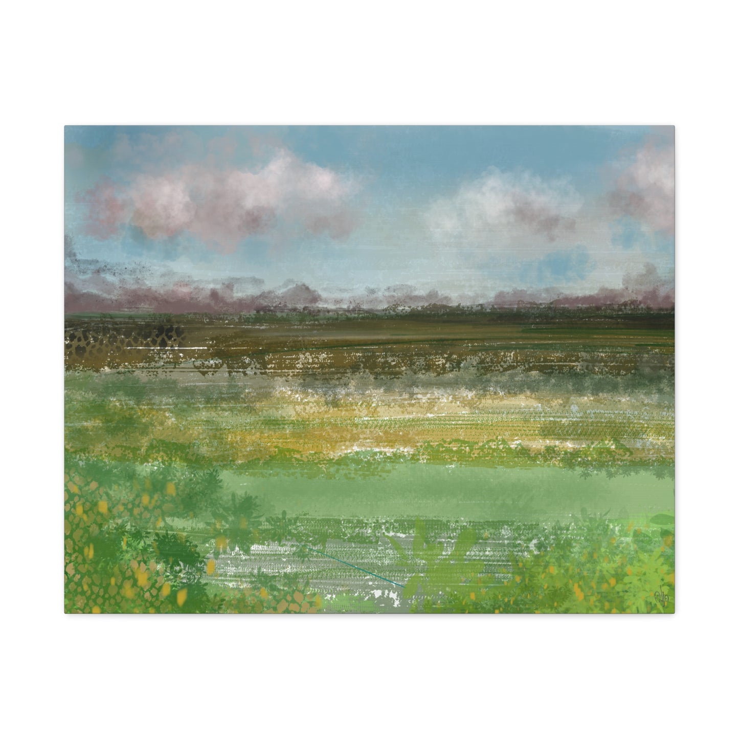 Abstract Coastal 10 Canvas Print - Alja Design