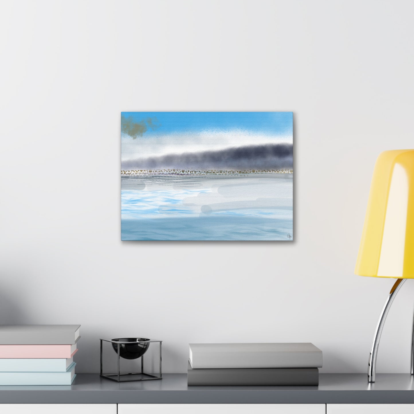 Abstract Coastal 1 Canvas Print - Alja Design