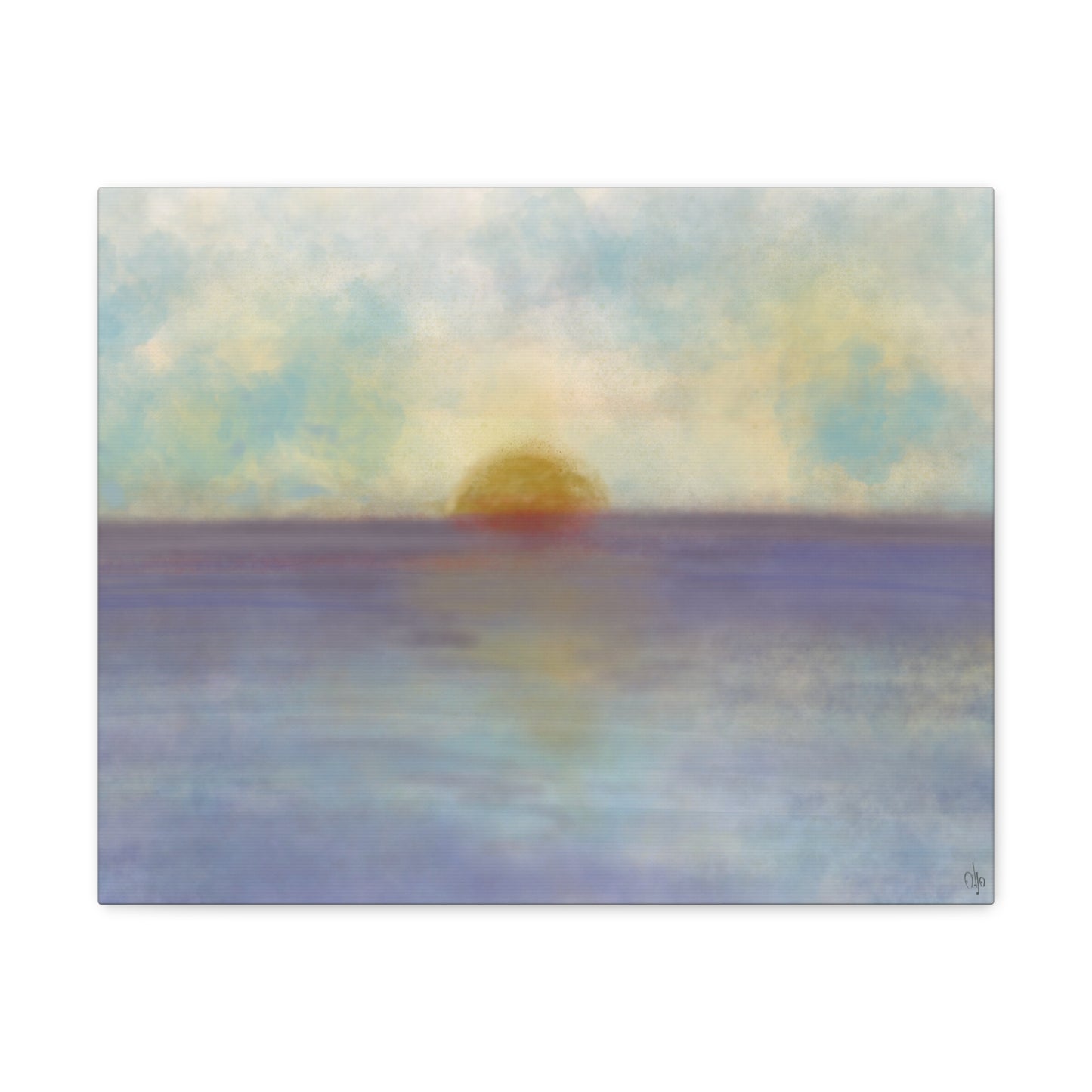 Abstract Coastal 5 Canvas Print - Alja Design