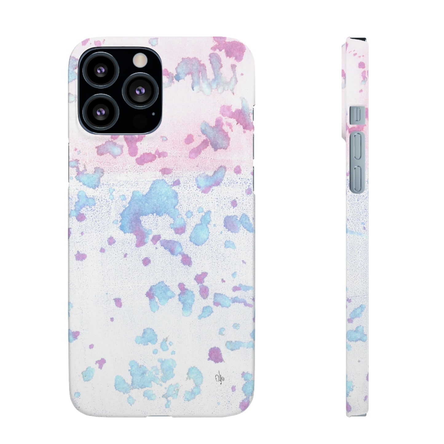 iPhone Samsung Galaxy Pixel5G Snap Case Phone Case Mineral Splashes - Alja Design