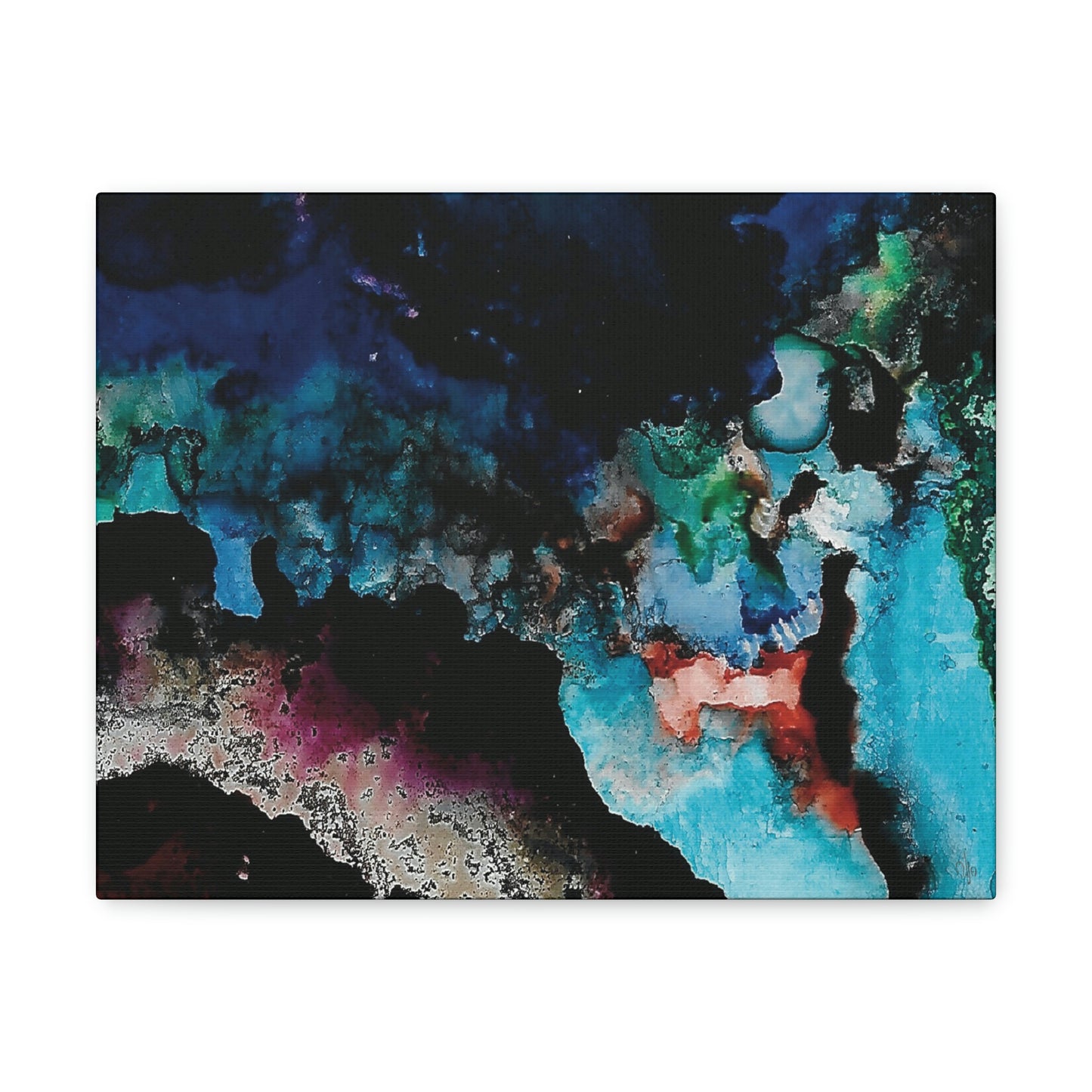 Inner Space 3 Canvas Print - Alja Design