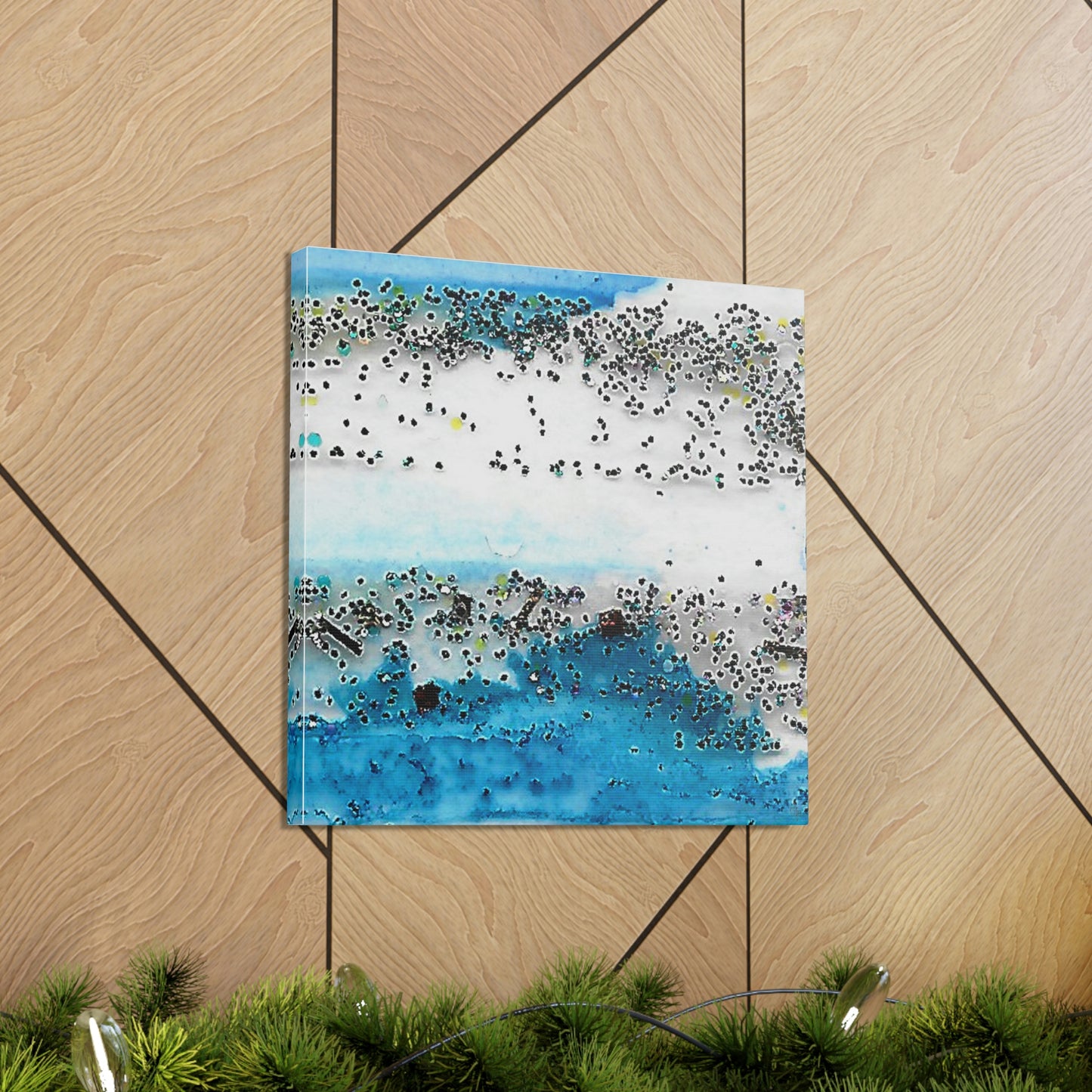 Fractal Blue 7 Canvas Print - Alja Design