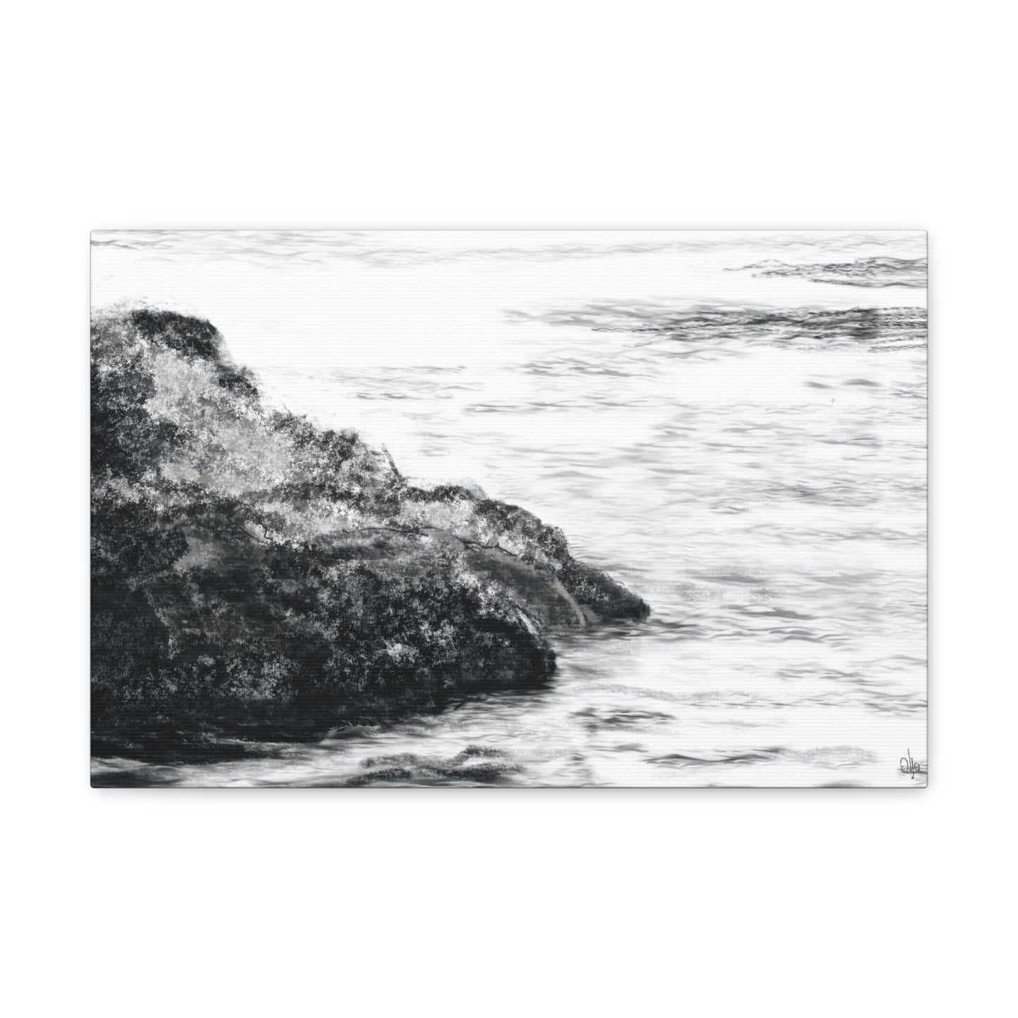 Neap Tide Canvas Print - Alja Design