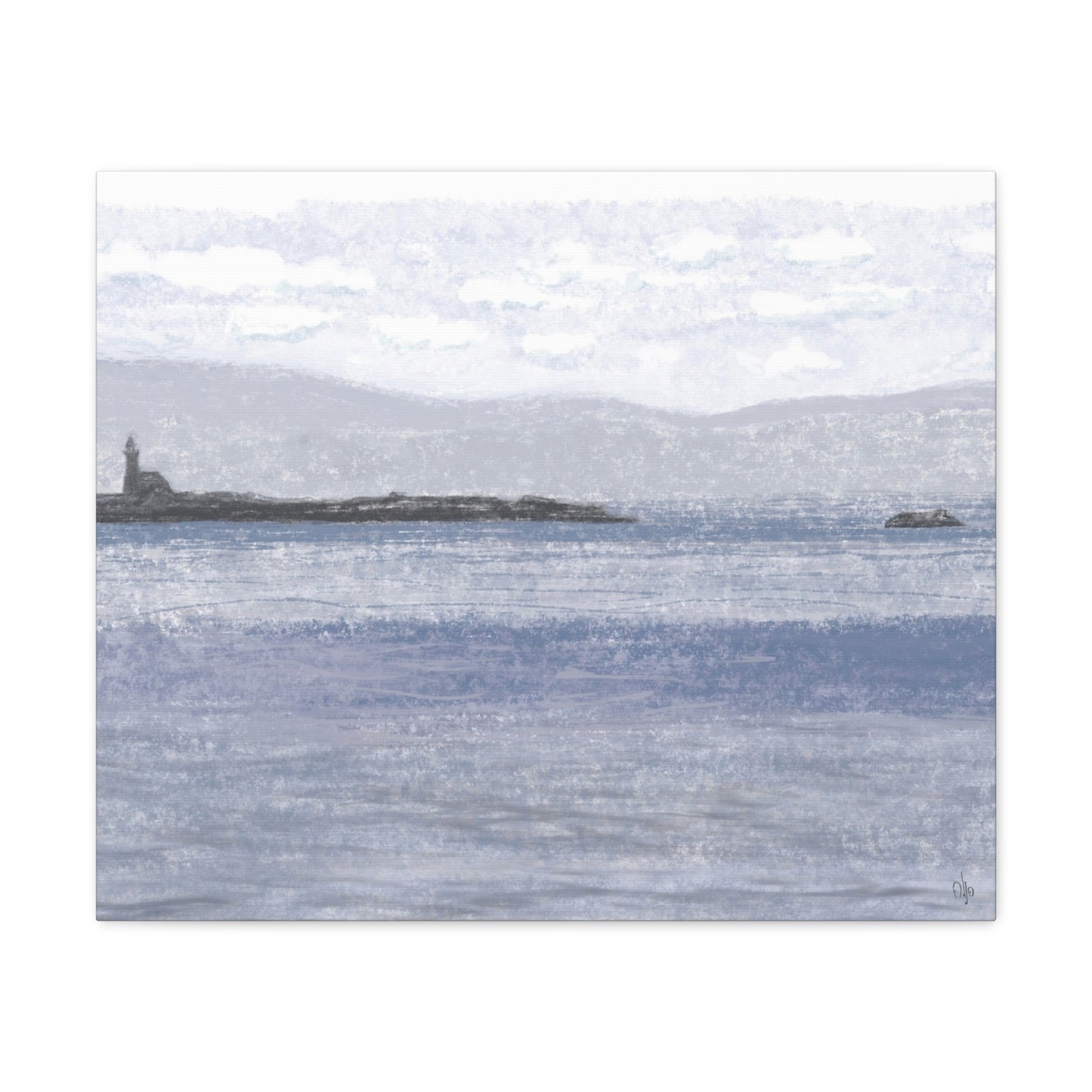 Lighthouse Point Canvas Print - Alja Design
