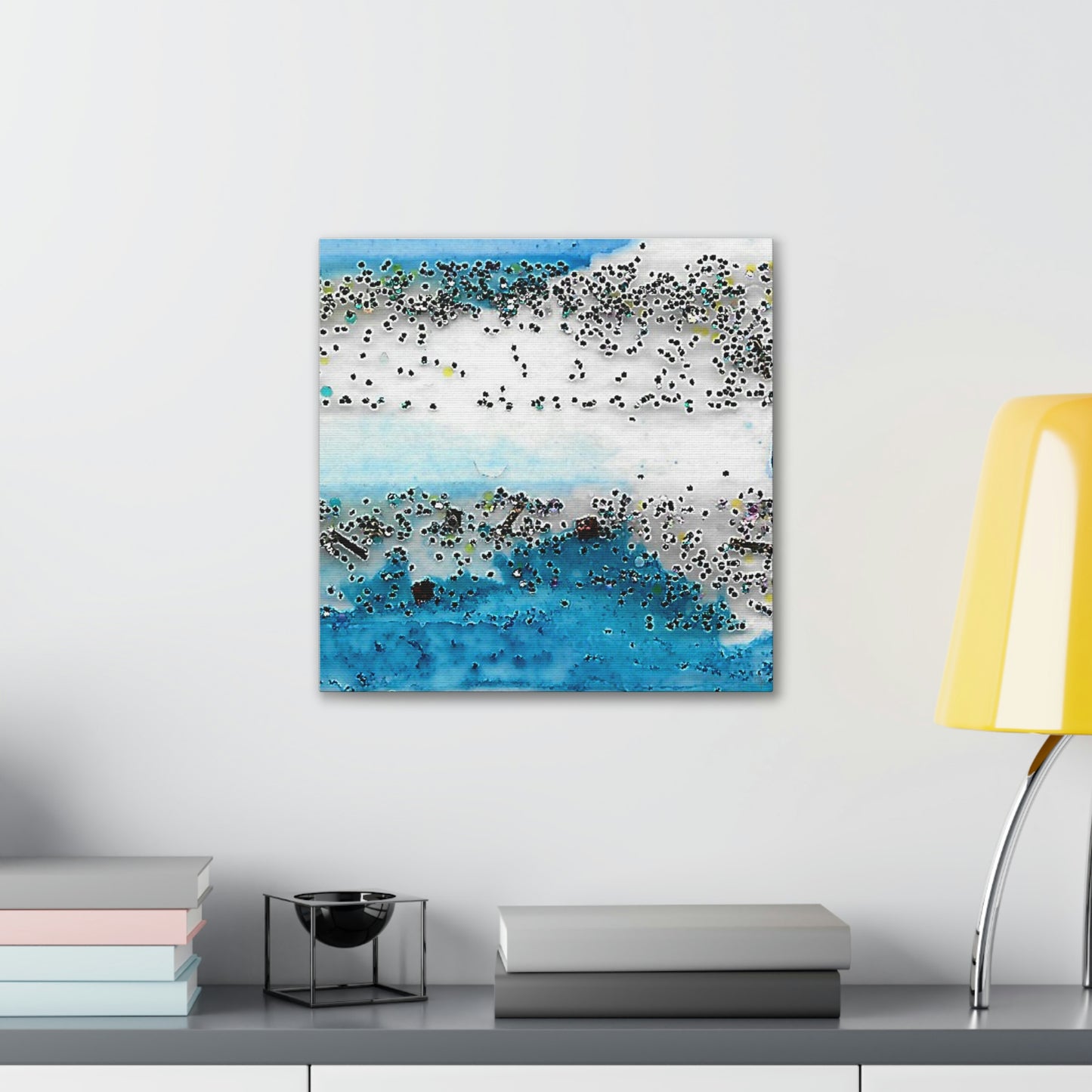 Fractal Blue 7 Canvas Print - Alja Design