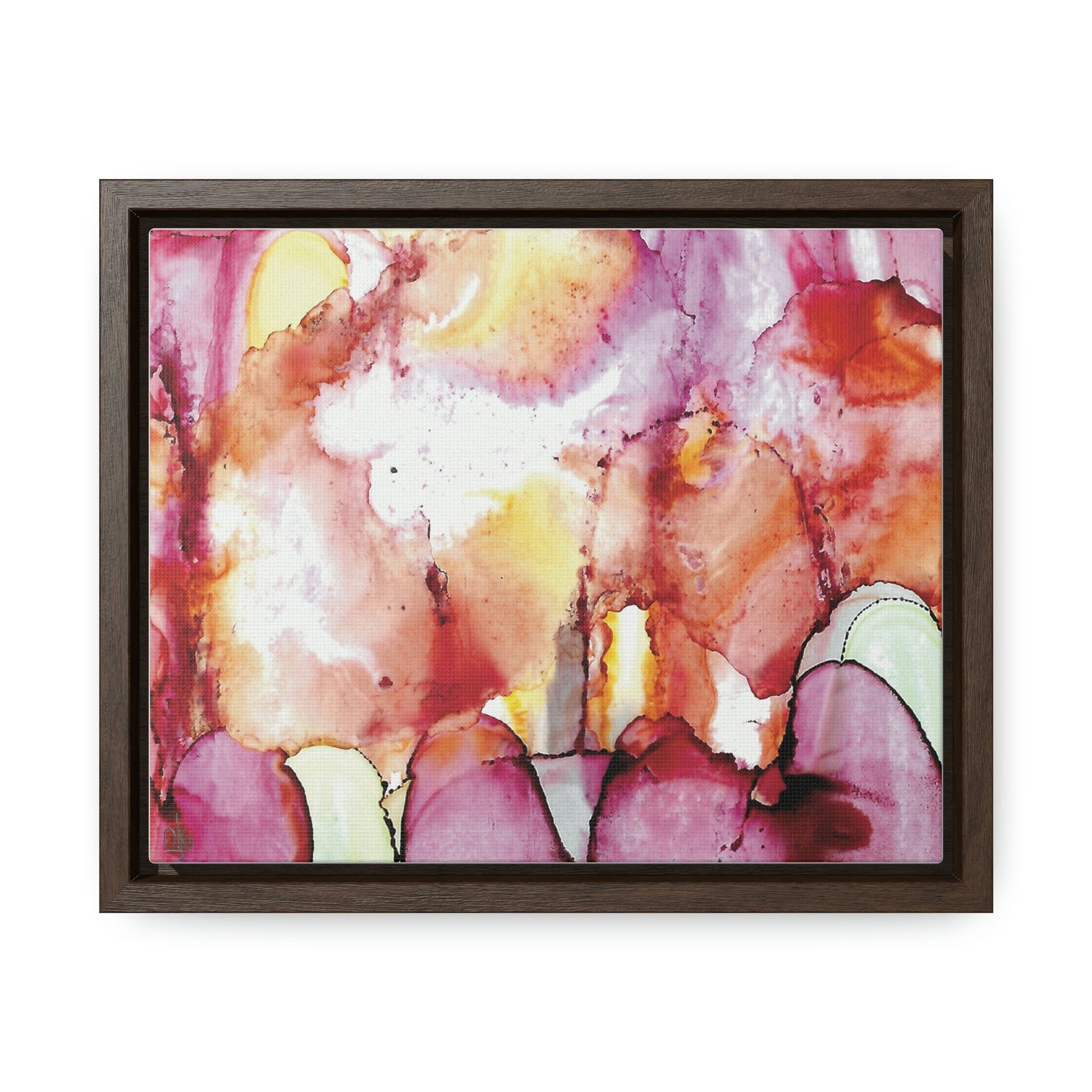 Off the Grid 12 Framed Canvas Print - Alja Design