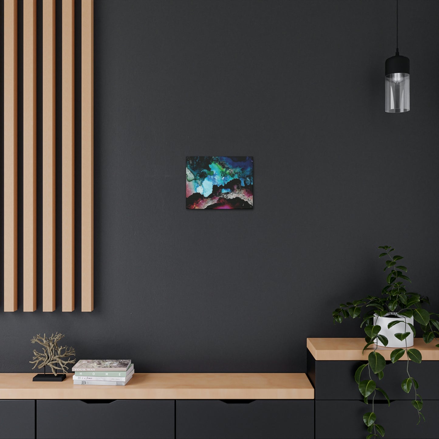 Inner Space 5 Canvas Print - Alja Design
