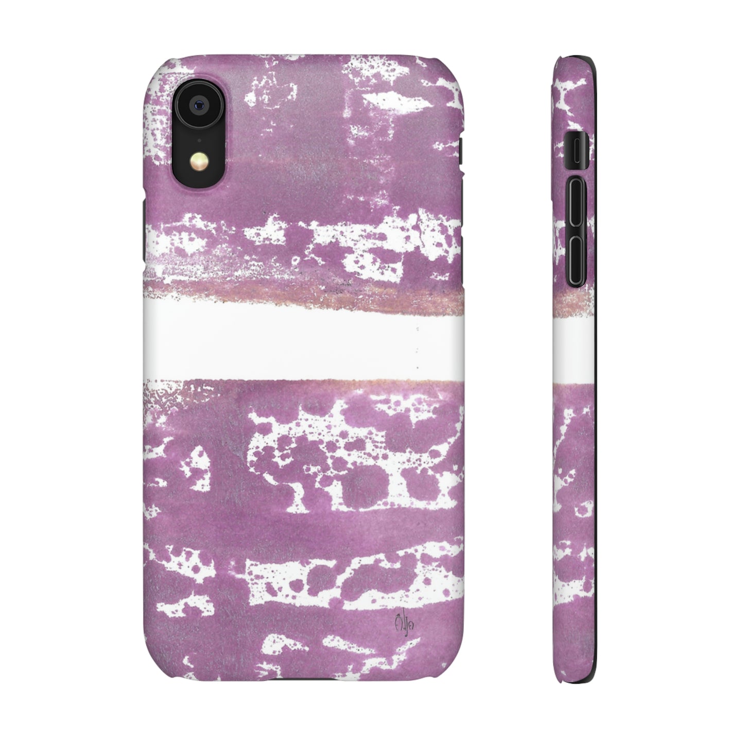 iPhone Samsung Galaxy Pixel5G Snap Case Phone Case Purple Horizon - Alja Design