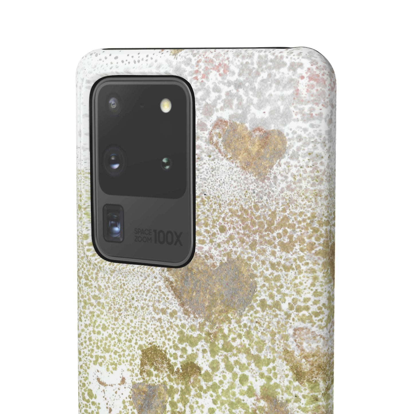 iPhone Samsung Galaxy Pixel5G Snap Case Phone Case Green Hearts - Alja Design