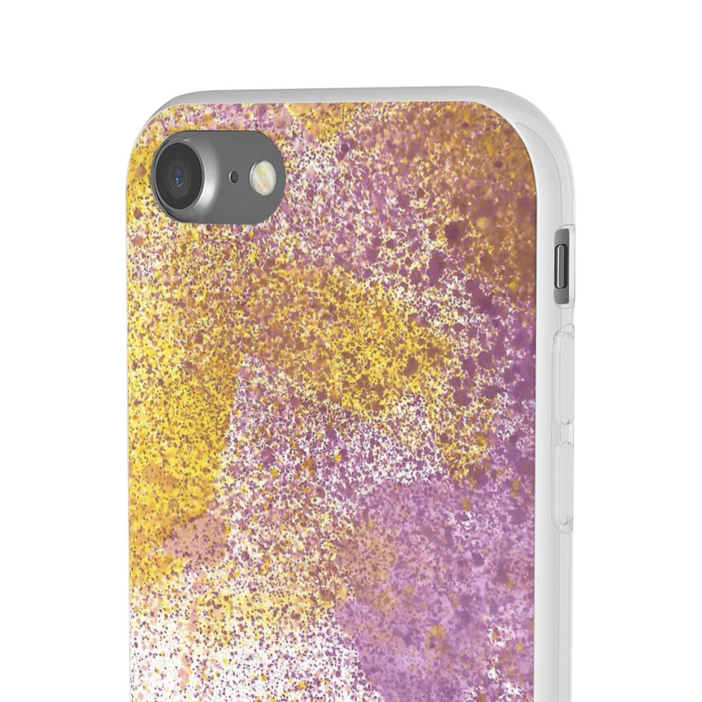 iPhone and Samsung Galaxy Flexi Phone Case Purple Blocks - Alja Design